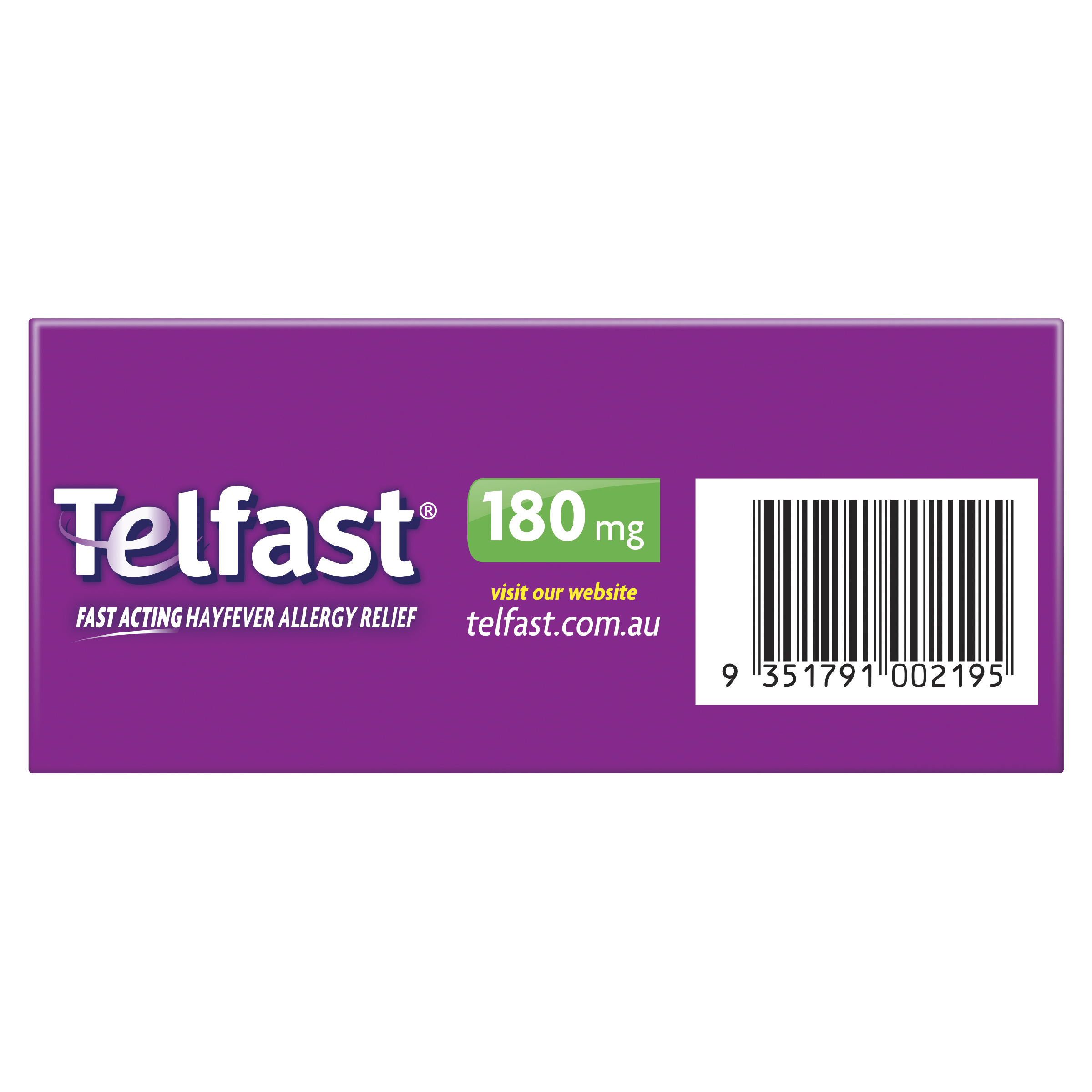 TELFAST 180MG 80 TABLETS - Image 3