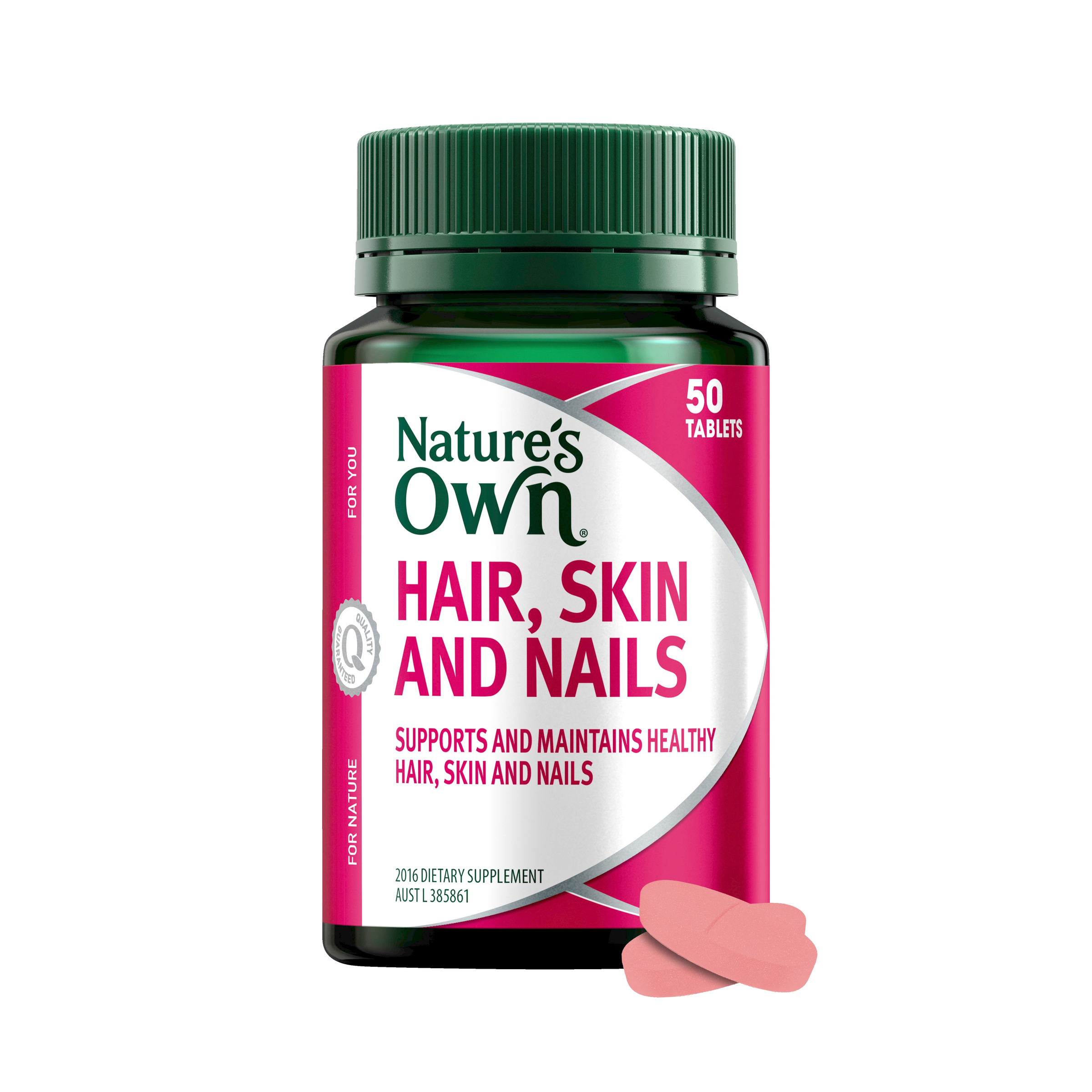 NATURES OWN HAIR SKIN AND NAILS 50 TABLETS - Image 10