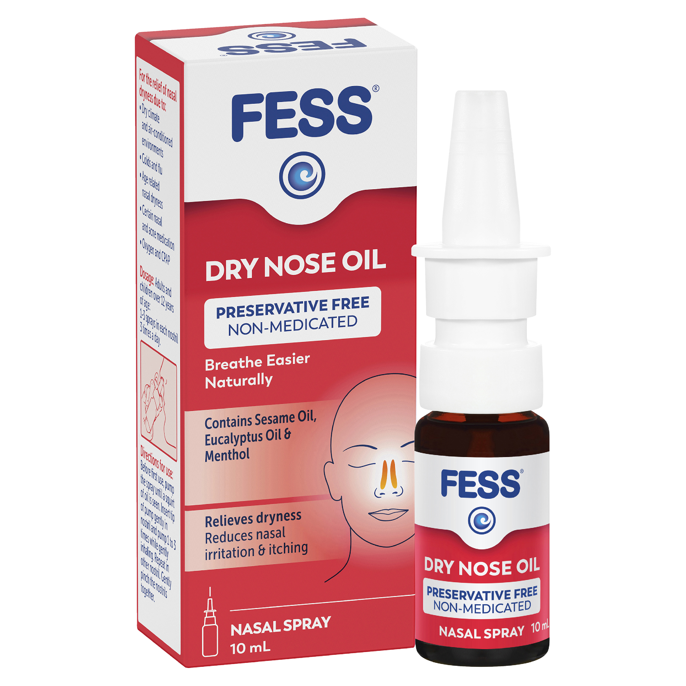 FESS DRY NOSE OIL SPRAY 10ML - Image 10