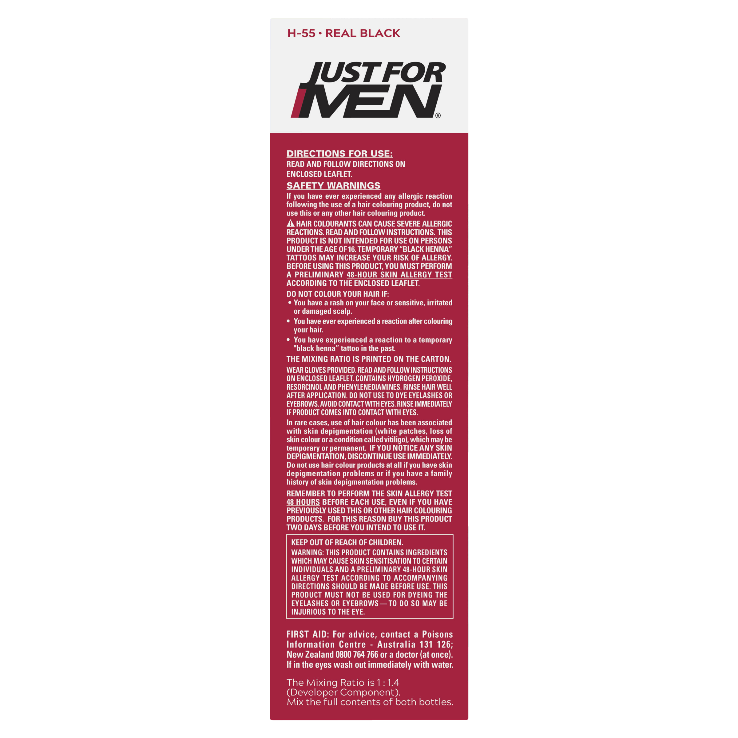 JUST FOR MEN NATURAL REAL BLACK - Image 3