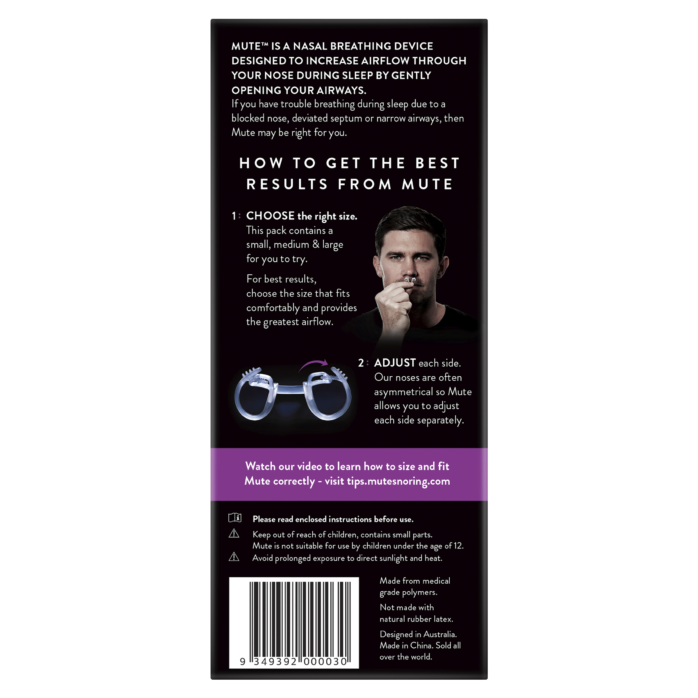 MUTE NASAL DEVICE TRIAL 3 PACK - Image 4