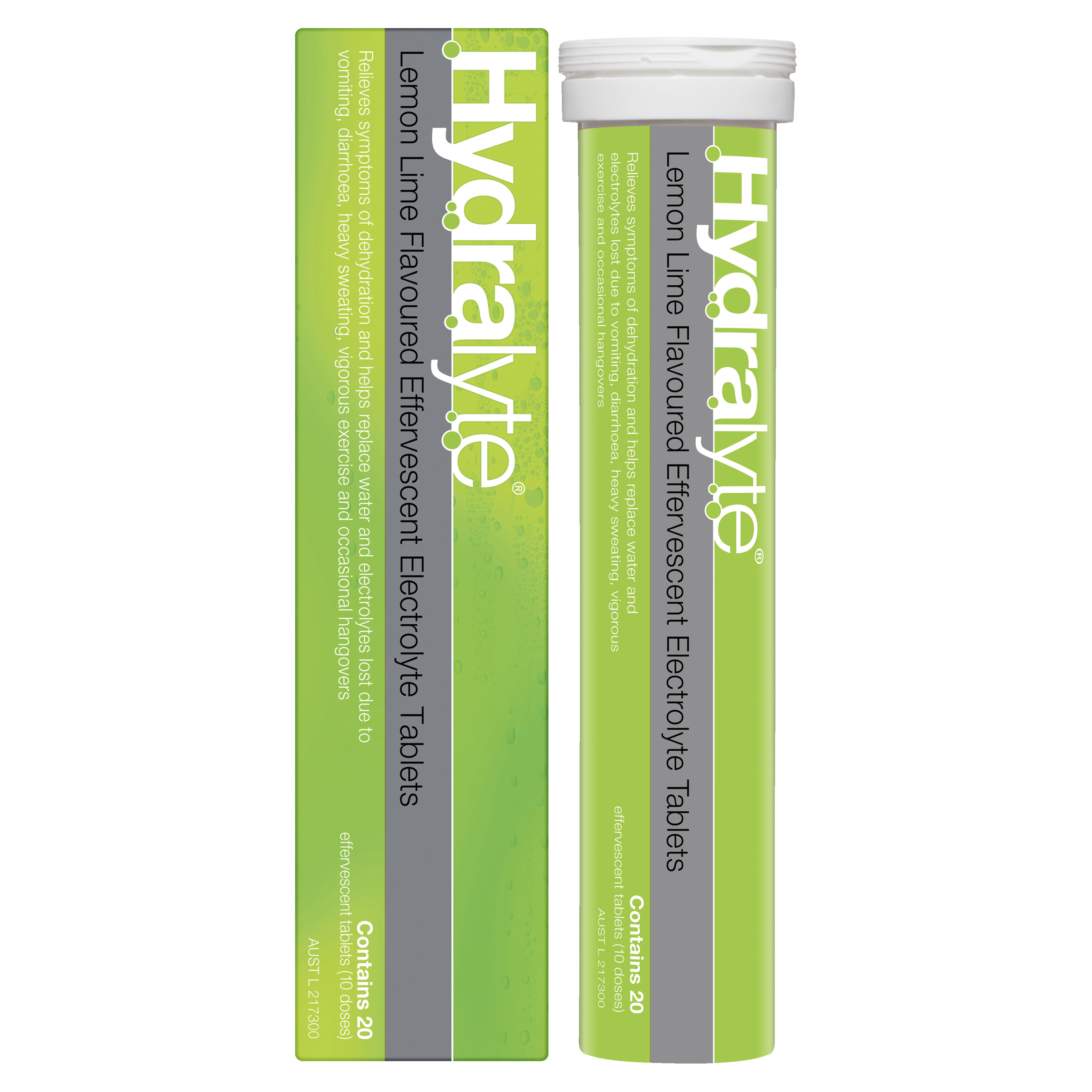 HYDRALYTE EFFERVESCENT LEMON LIME 20 TABLETS - Image 11