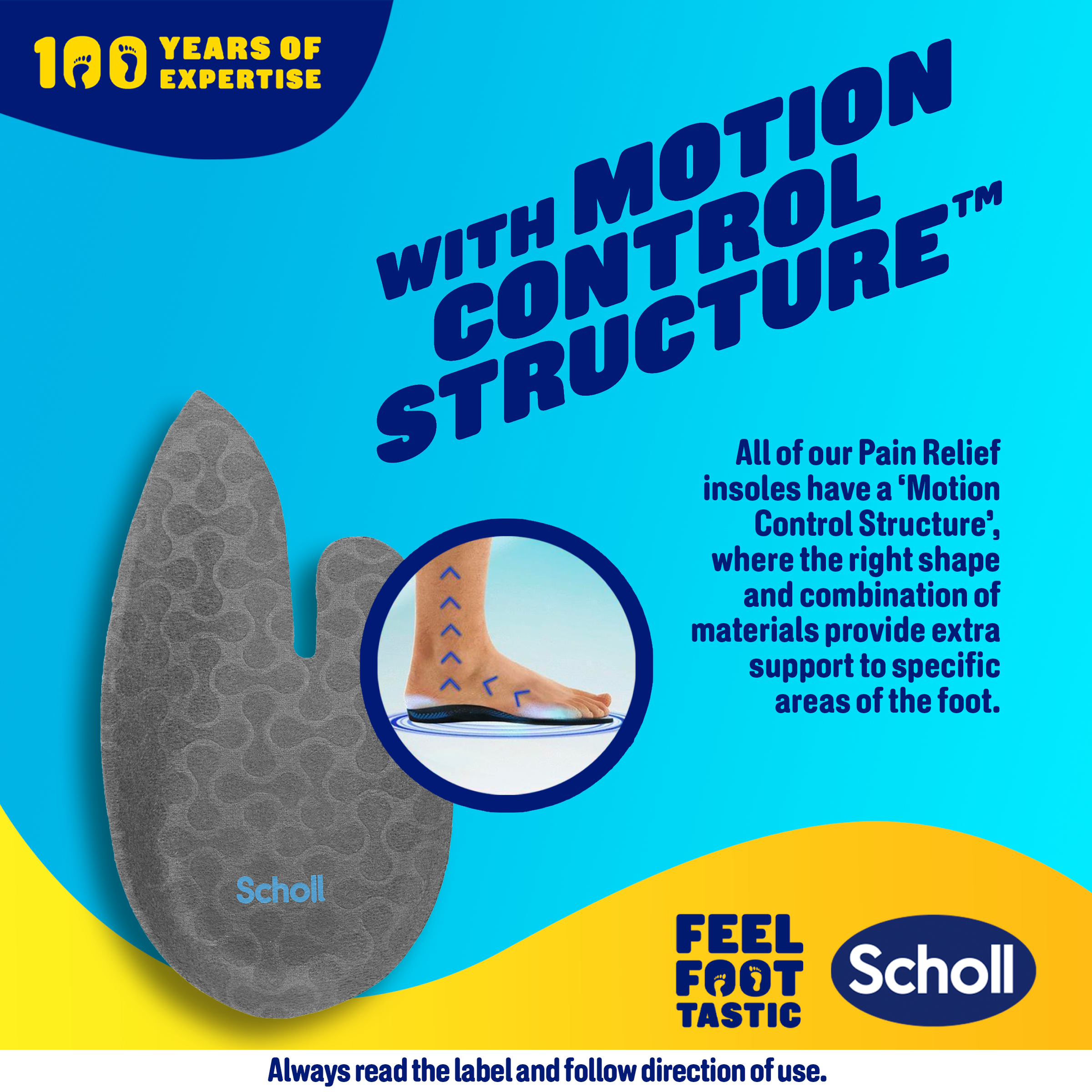 SCHOLL IN BALANCE HEEL & ANKLE ORTHOTIC INSOLES M - Image 5