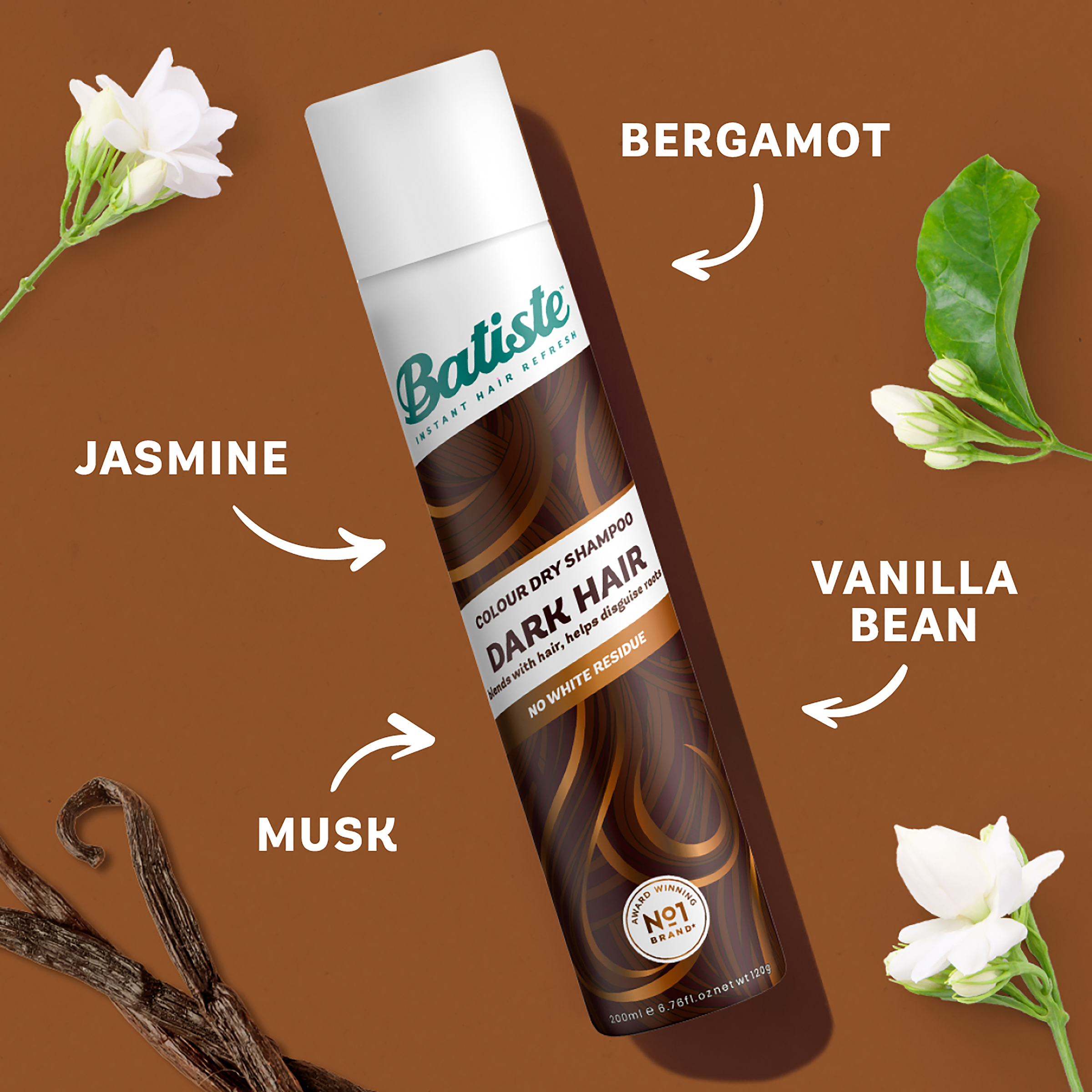 BATISTE DIVINE DARK DRY SHAMPOO 200ML - Image 5