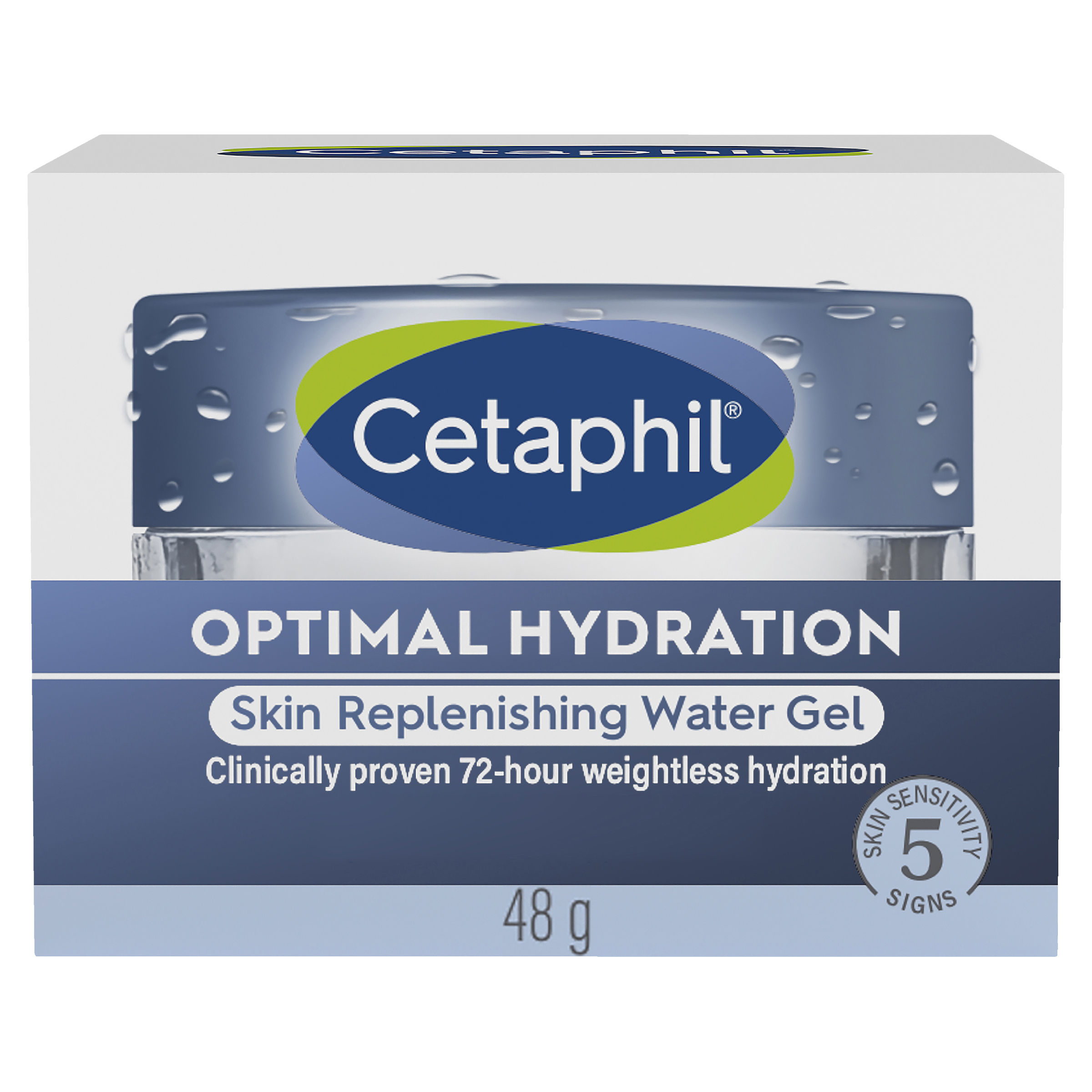 CETAPHIL OPTIMAL HYDRATION REPLENISHING WATER GEL 48G - Image 5