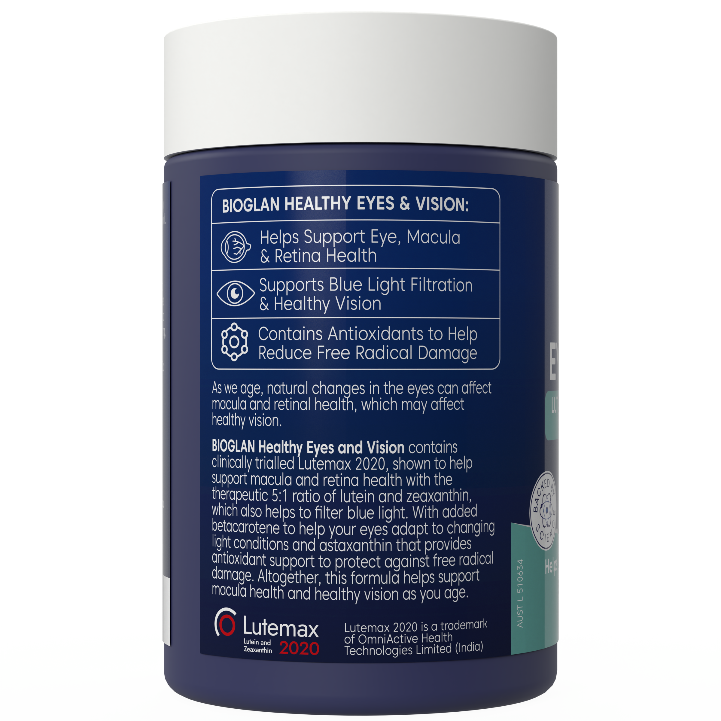 BIOGLAN HEALTHY EYES & VISION 60 CAPSULES - Image 2