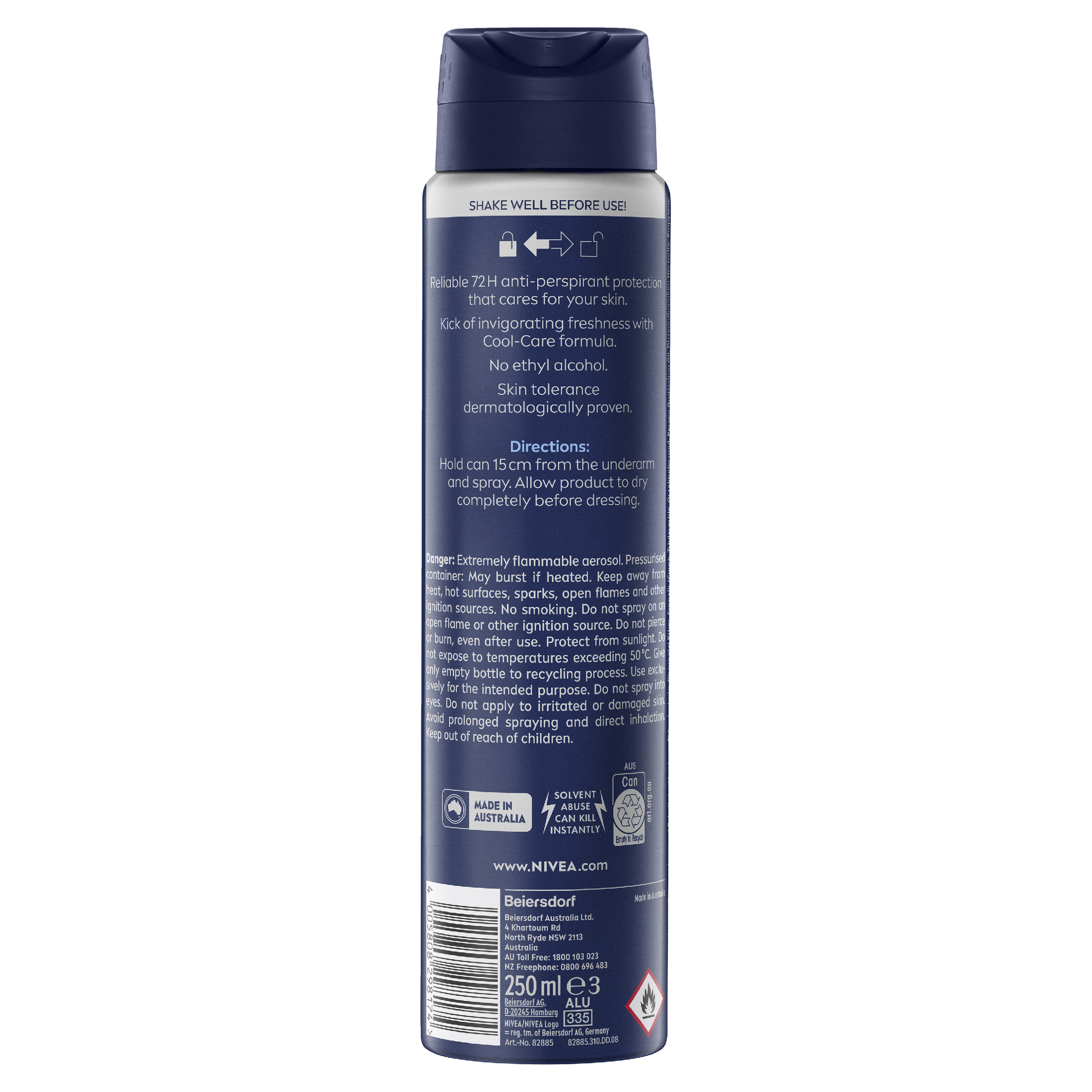 NIVEA MEN ANTIPERSPIRANT COOL KICK 48 HOUR 250ML - Image 2