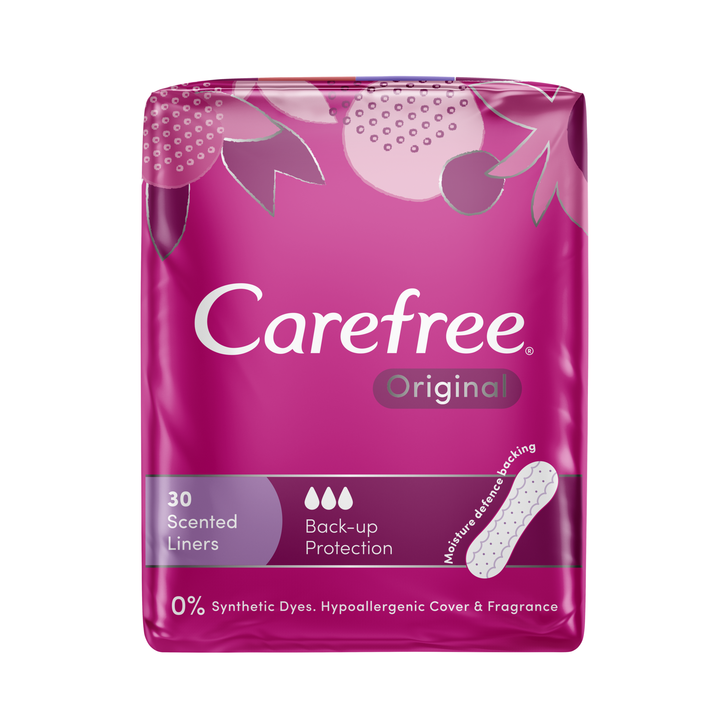 CAREFREE LINER 1D REGULAR ORIGINAL SHOWER FRESH 30 PACK - Image 2