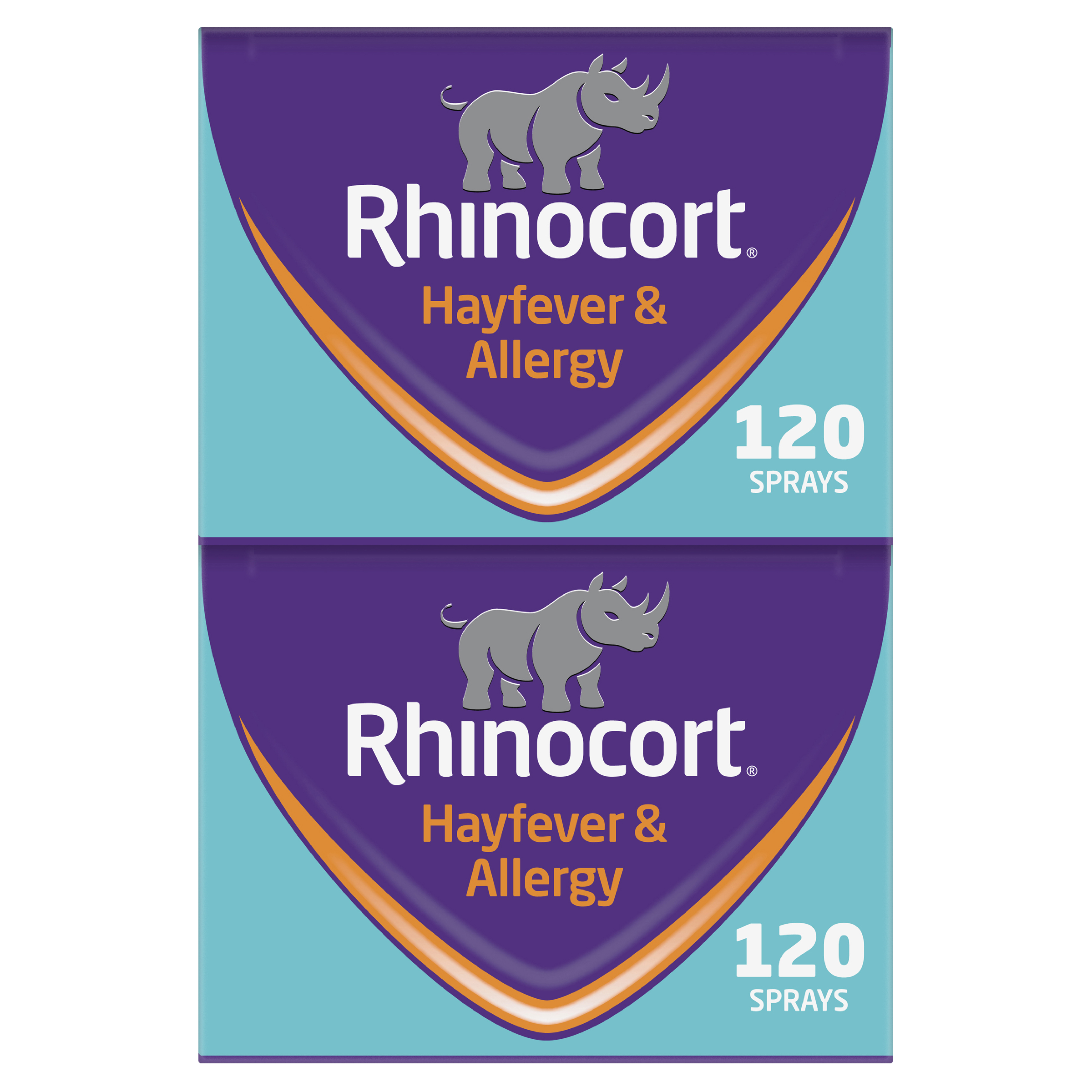 RHINOCORT HAYFEVER NASAL SPRAY 64MCG 120 DOSE TWIN PACK - Image 7