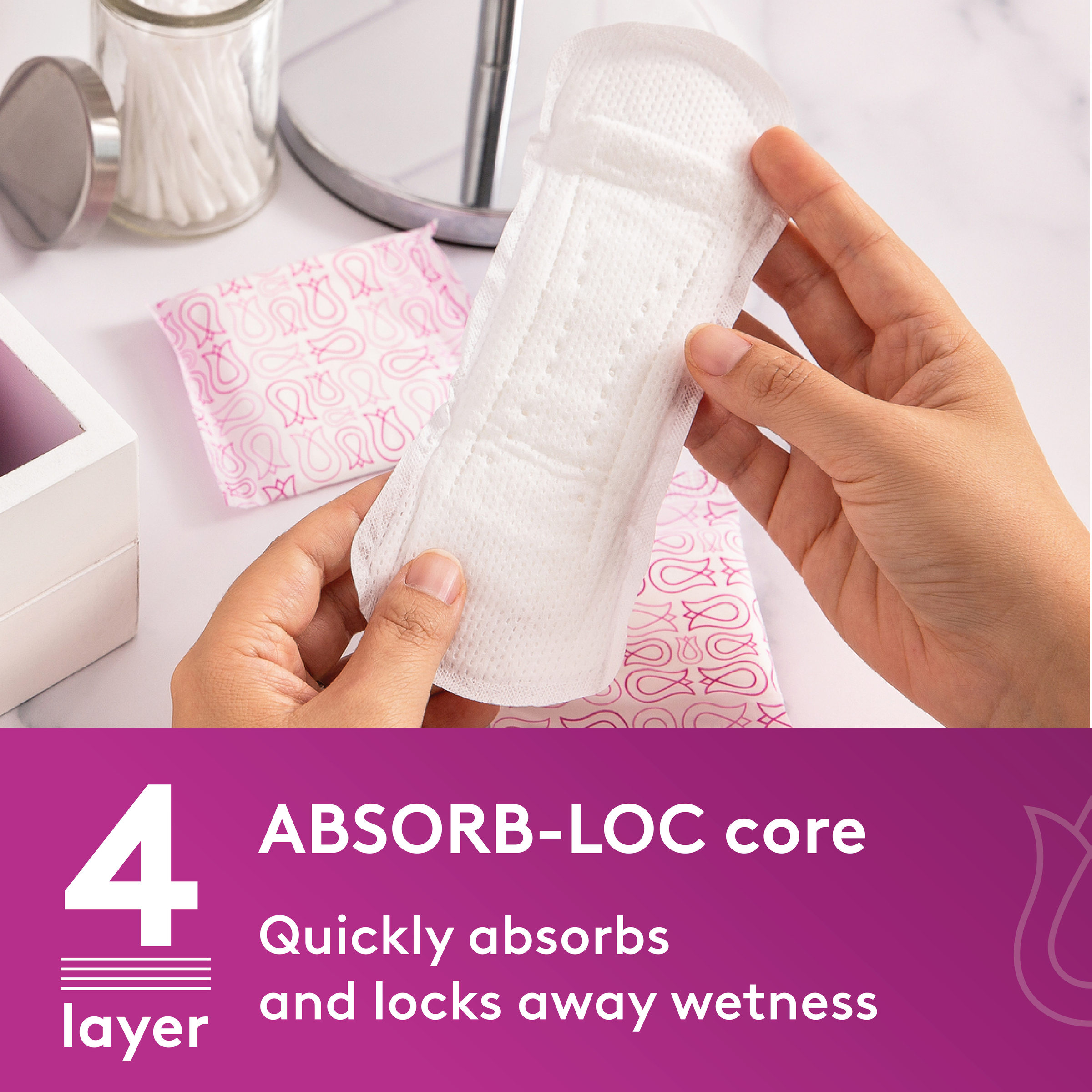 POISE 3-IN-1 LINER ULTRA LONG 2.5D 20 PACK - Image 5