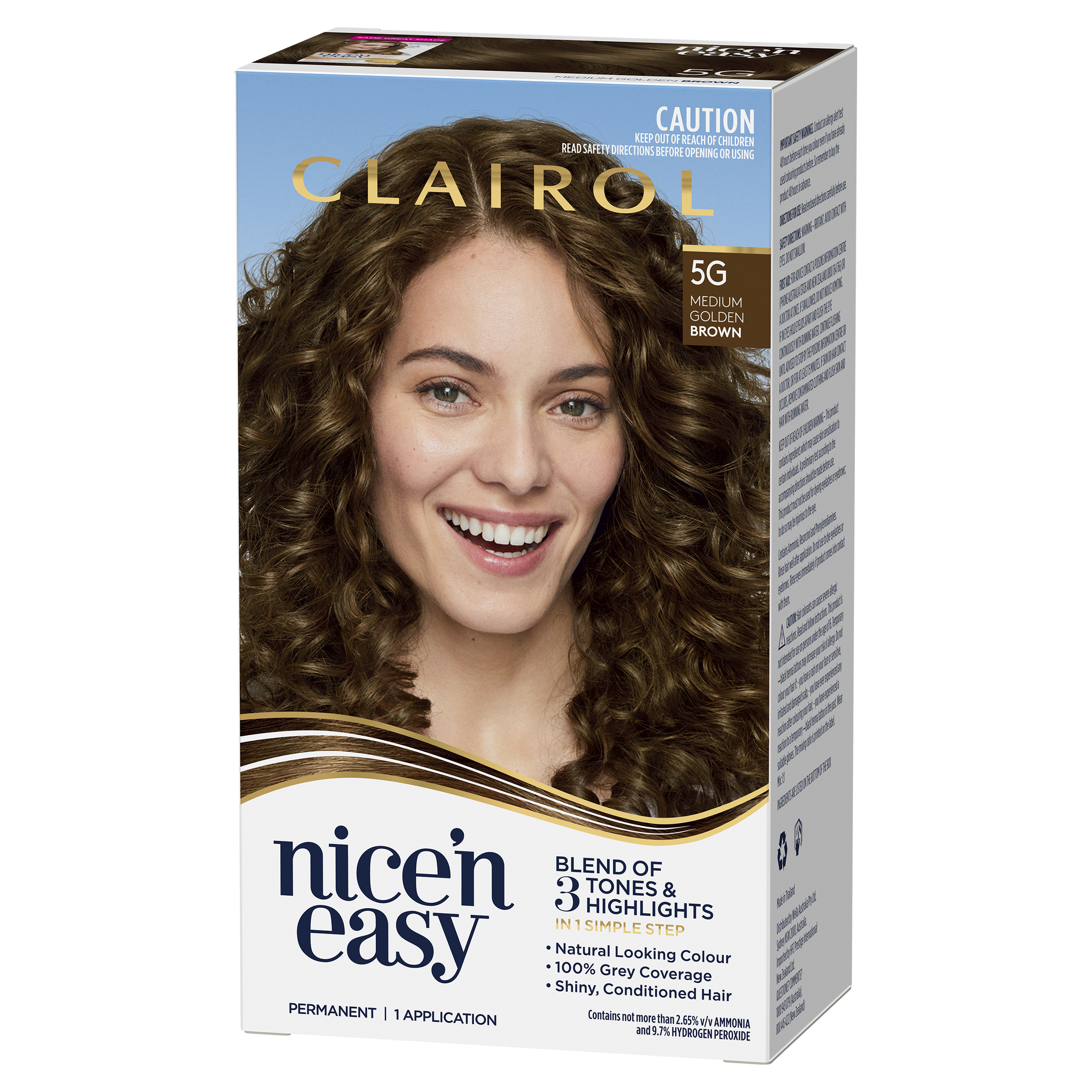 CLAIROL NICE N EASY 5G MEDIUM GOLDEN BROWN - Image 8