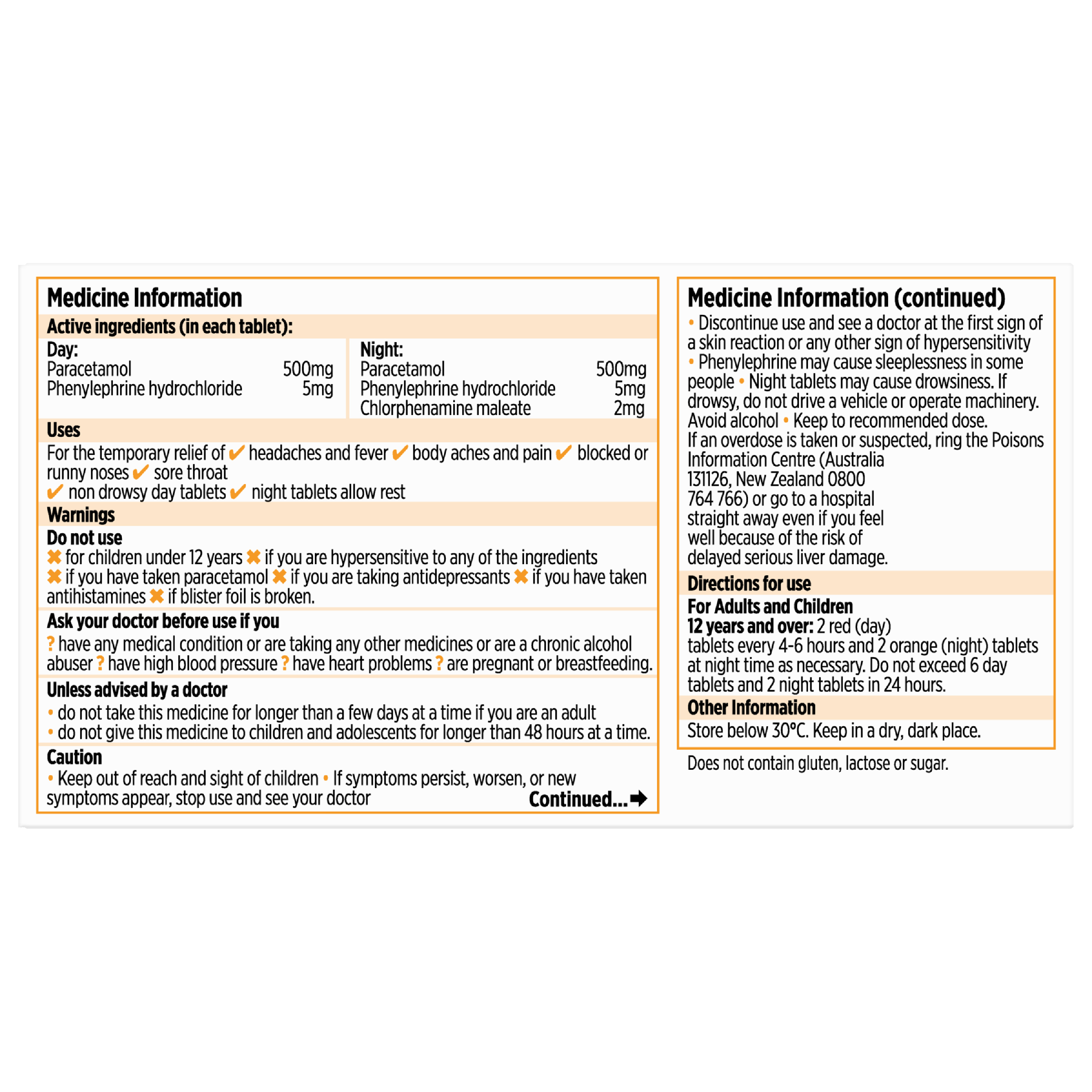 CODRAL DAY & NIGHT PE 48 TABLETS - Image 4