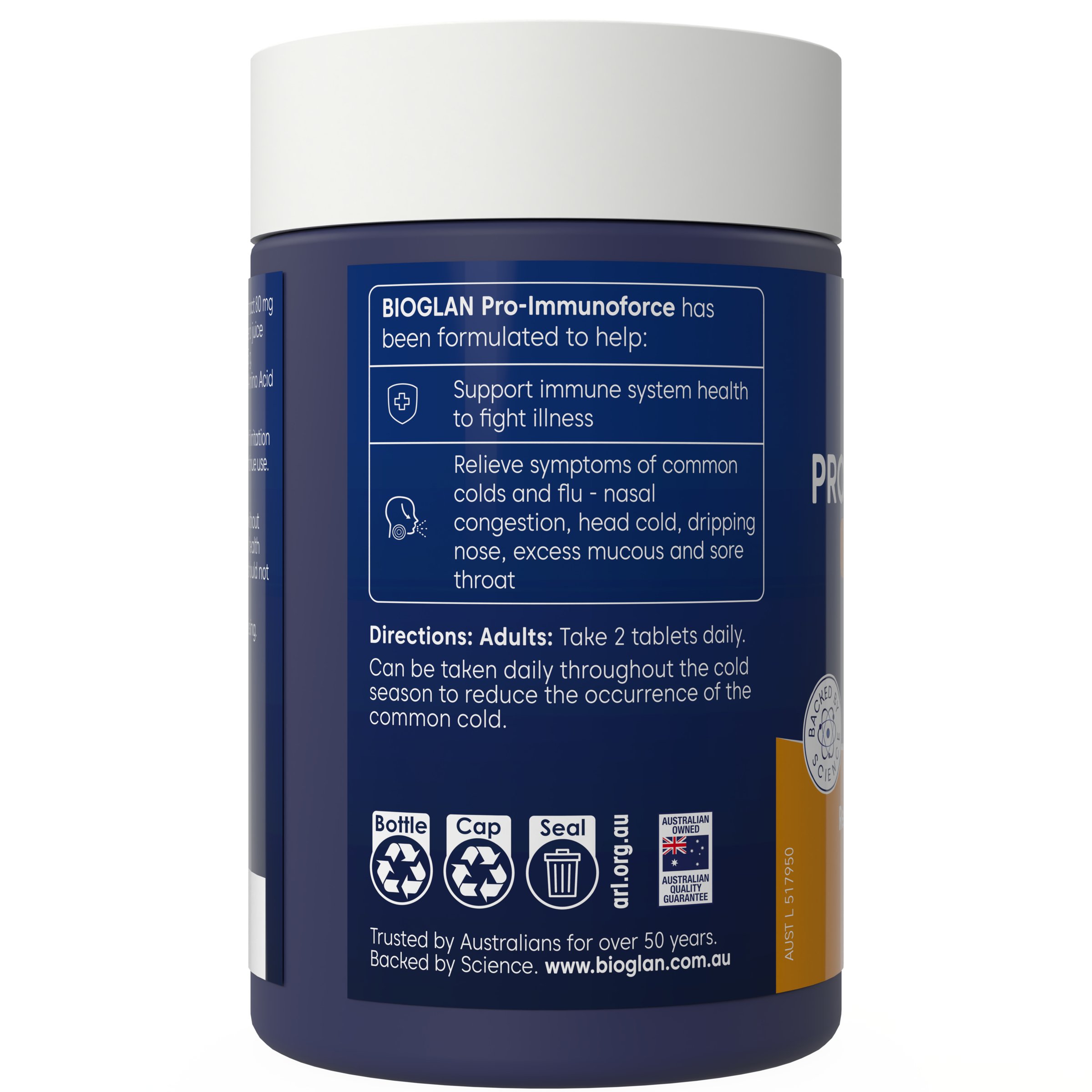 BIOGLAN PRO-IMMUNOFORCE 60 TABLETS - Image 2