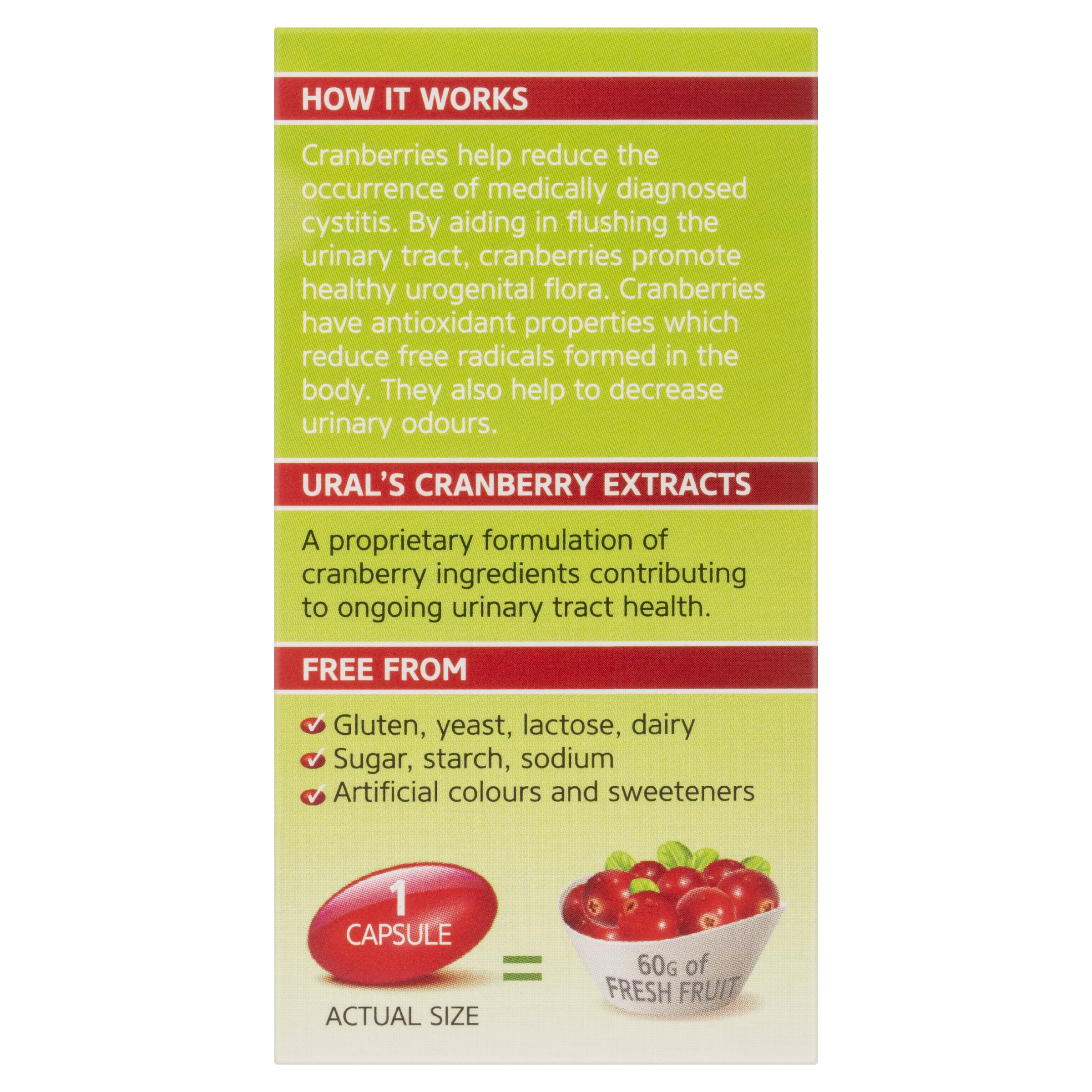 URAL HIGH STRENGTH CRANBERRY 60000MG CAPSULES 30 - Image 10