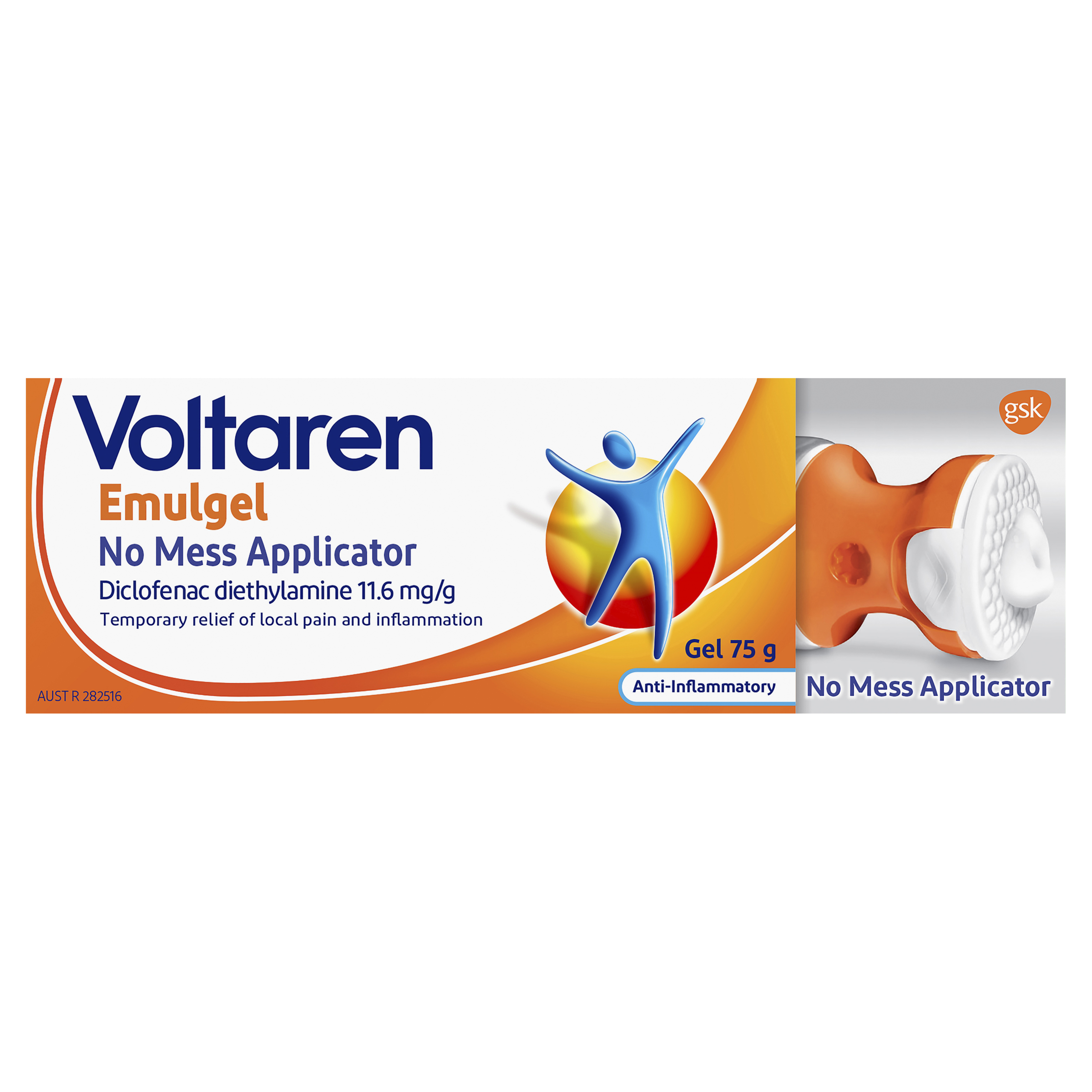 VOLTAREN EMULGEL NO MESS 75G - Image 2