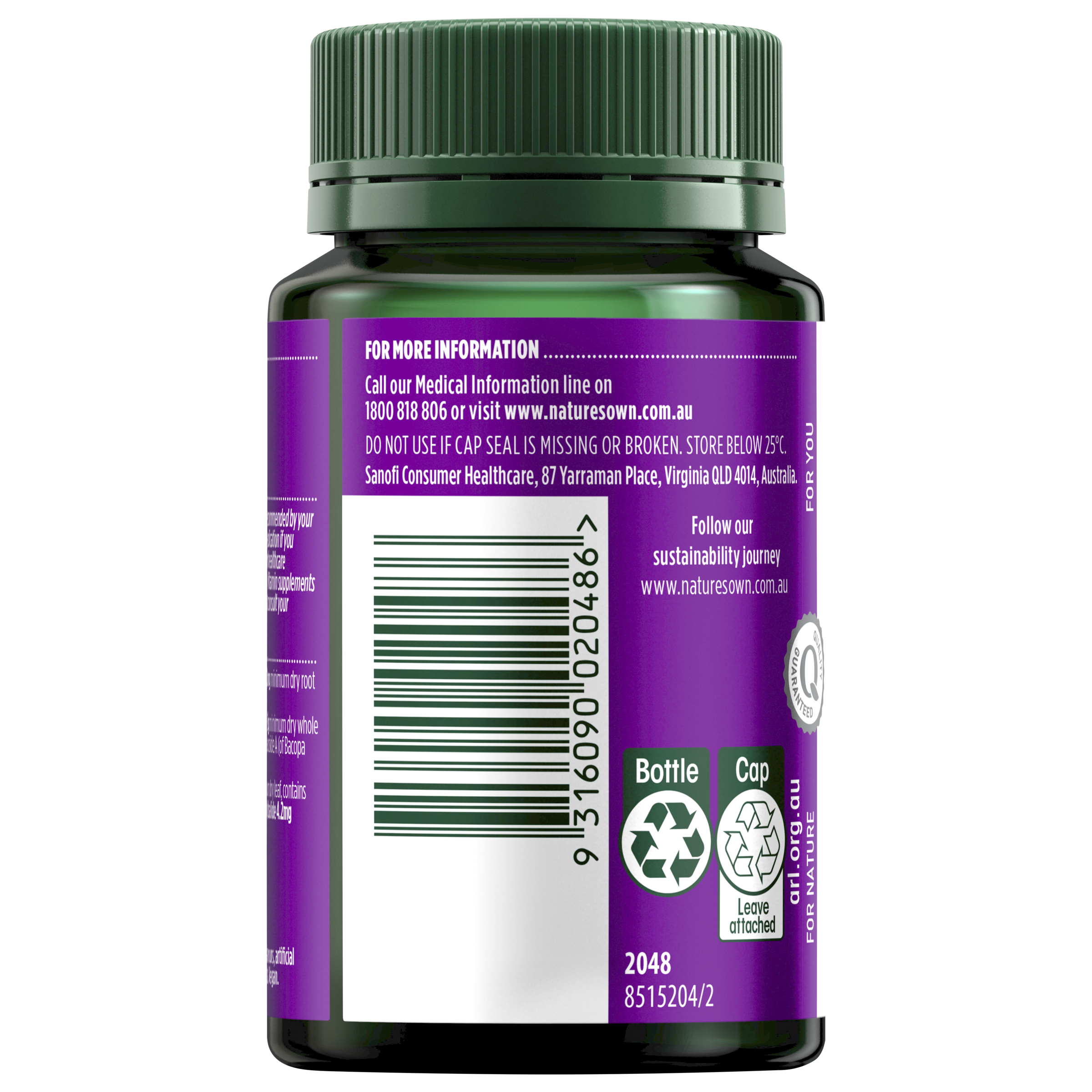 NATURES OWN MIND MEMORY & ENERGY 50 TABLETS - Image 4