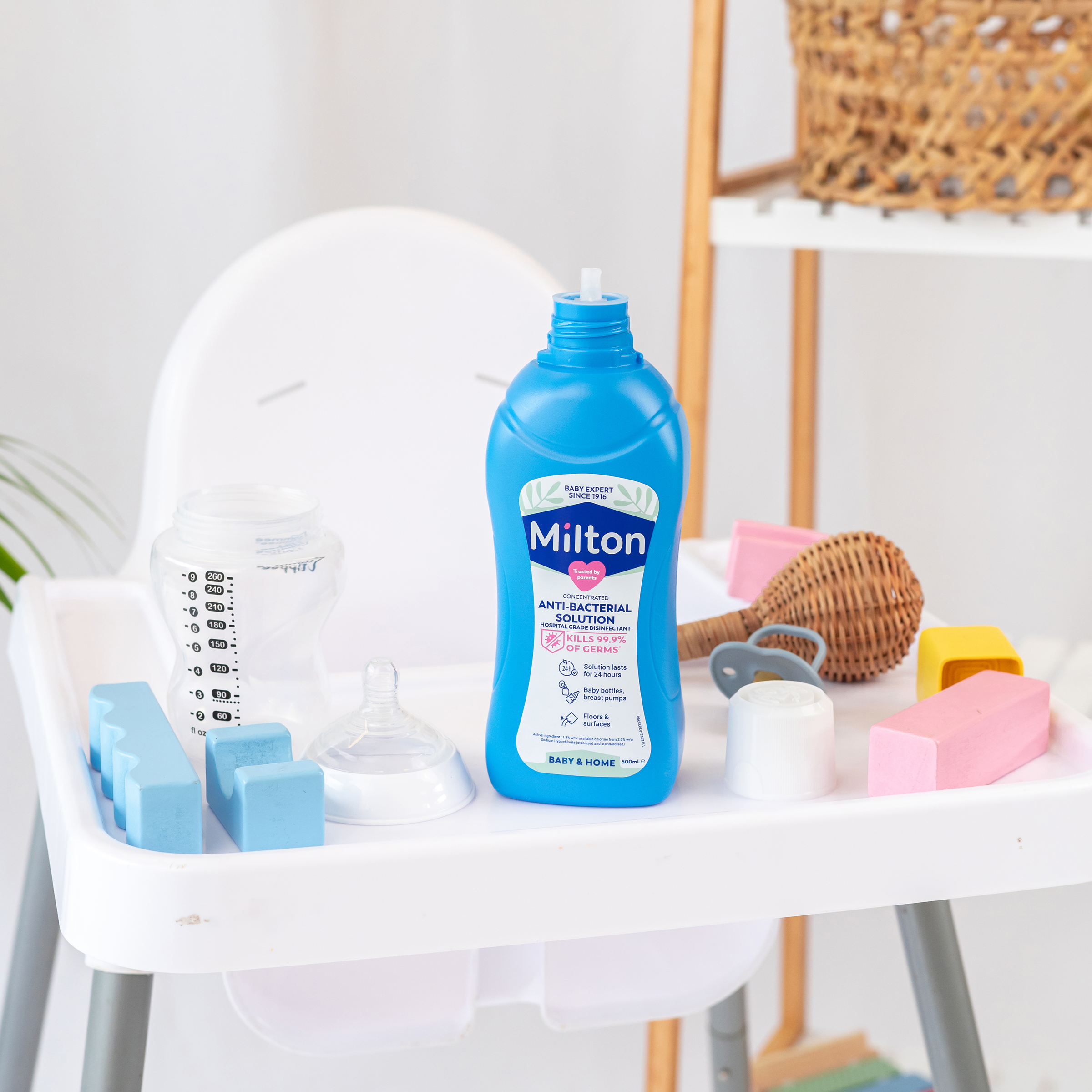 MILTON CONCENTRATED ANTI-BACTERIAL SOLUTION 500ML - Image 5