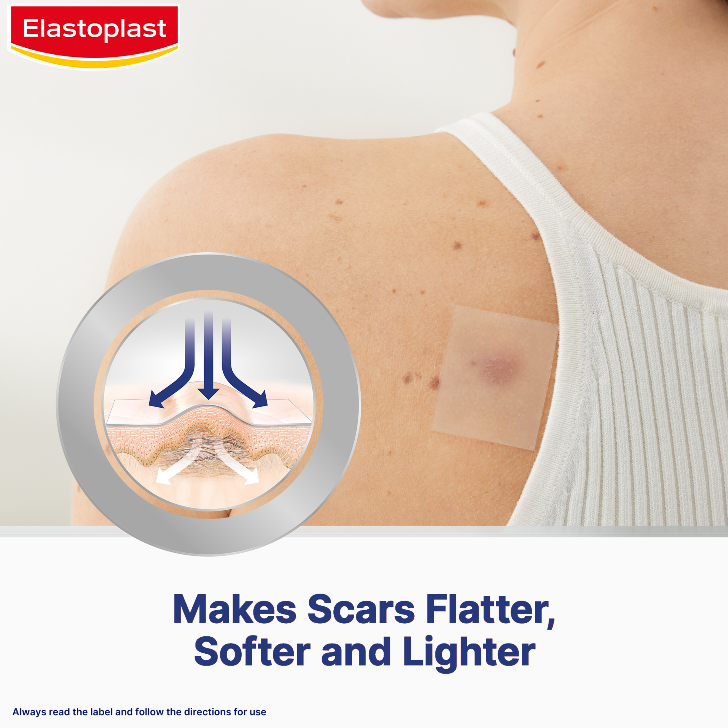 ELASTOPLAST SCAR REDUCER 3.8CM X 6.8CM 21 PATCHES - Image 3