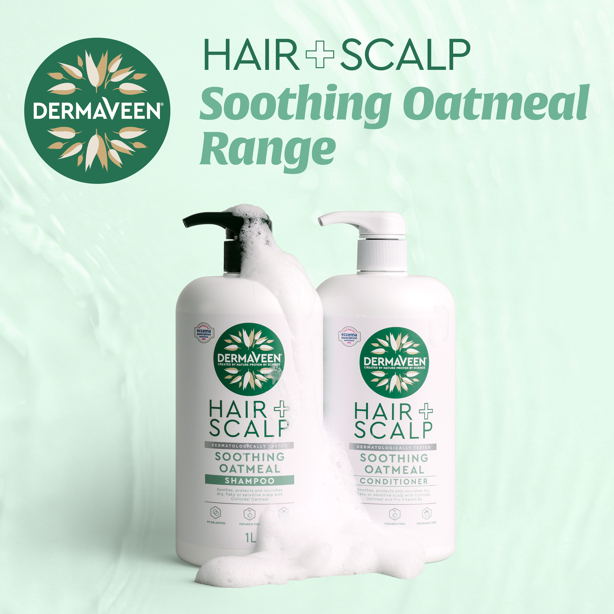 DERMAVEEN OATMEAL SHAMPOO 1 LITRE - Image 4