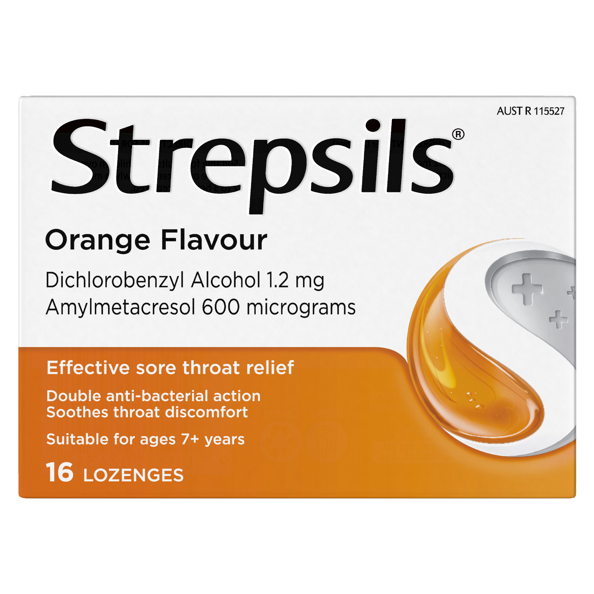 STREPSILS ORANGE 16 LOZENGES - Image 2