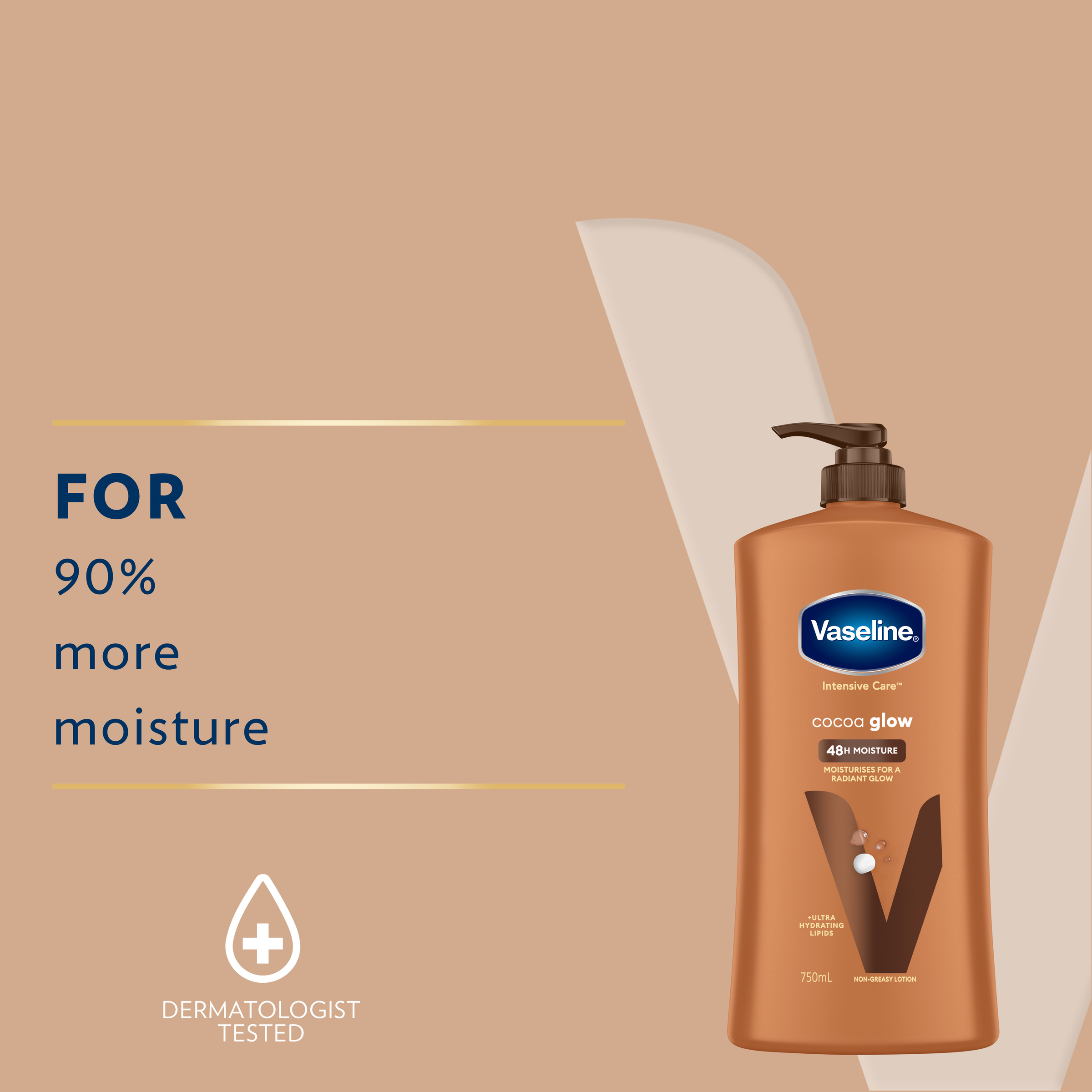 VASELINE COCOA GLOW BODY LOTION 750ML - Image 6