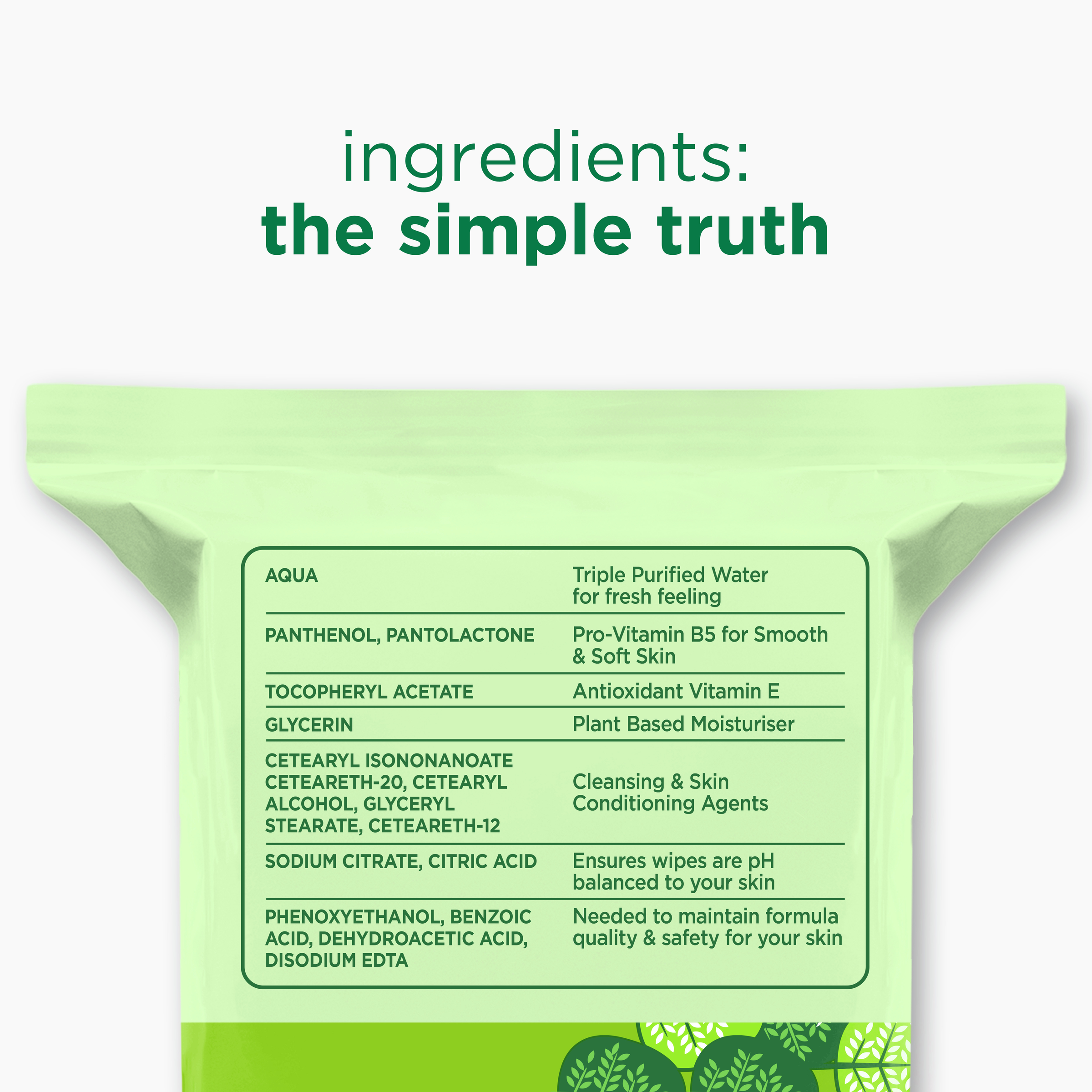 SIMPLE FACE WIPES KIND TO SKIN BIODEGRADABLE 25 TWIN PACK - Image 7