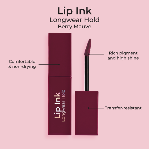 MCO BEAUTY LIP INK LONGWEAR HOLD BERRY MAUVE 4.2ML - Image 2