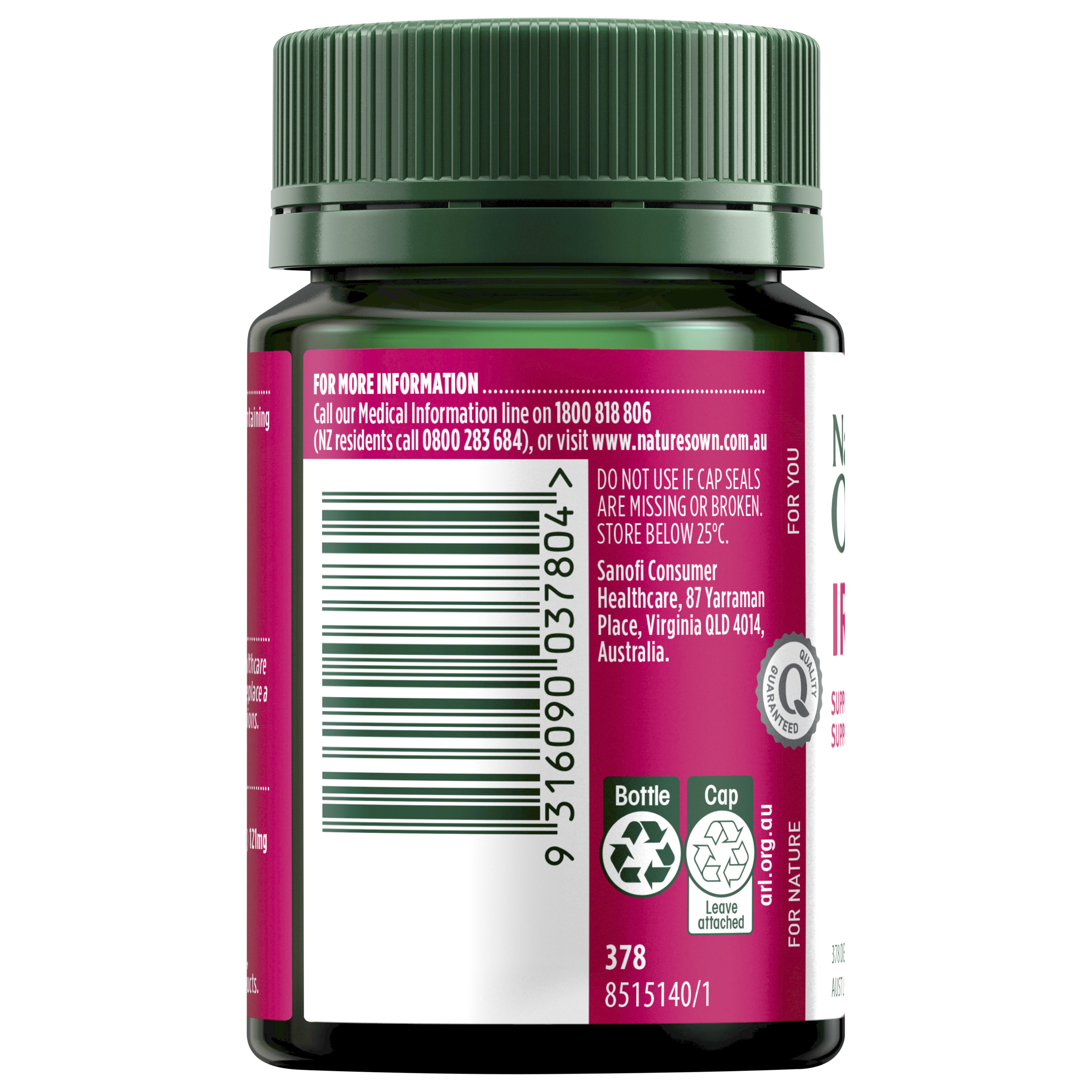 NATURES OWN IRON PLUS 50 TABLETS - Image 4