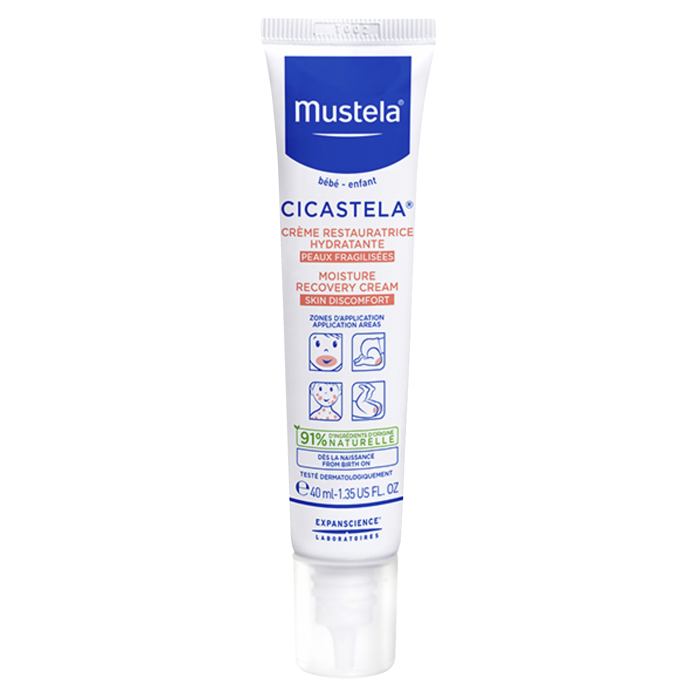 MUSTELA BEBE CICASTELA MOISTURE RECOVERY CREAM 40ML - Image 2