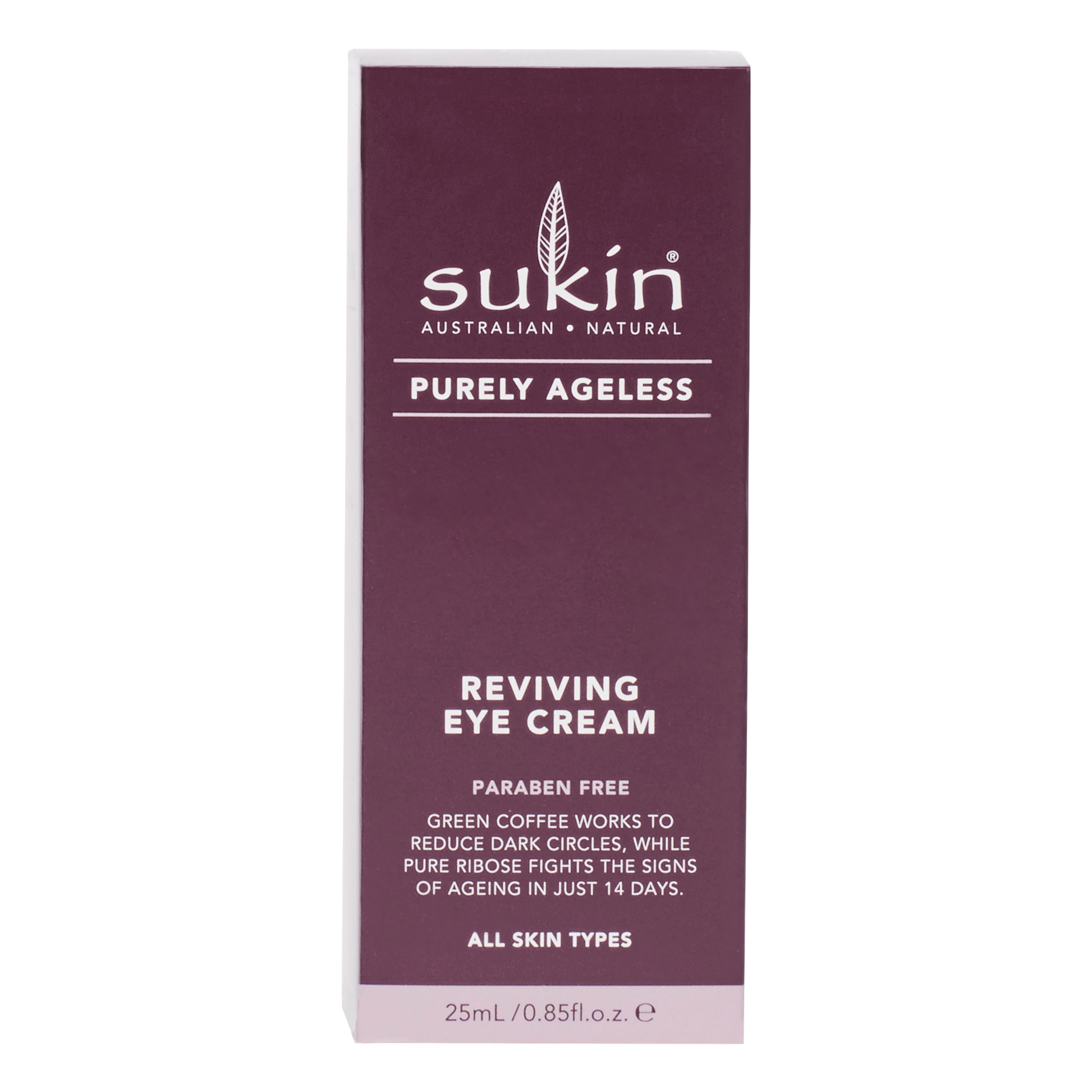 SUKIN PURELY AGELESS REVIVING EYE CREAM 25ML - Image 2