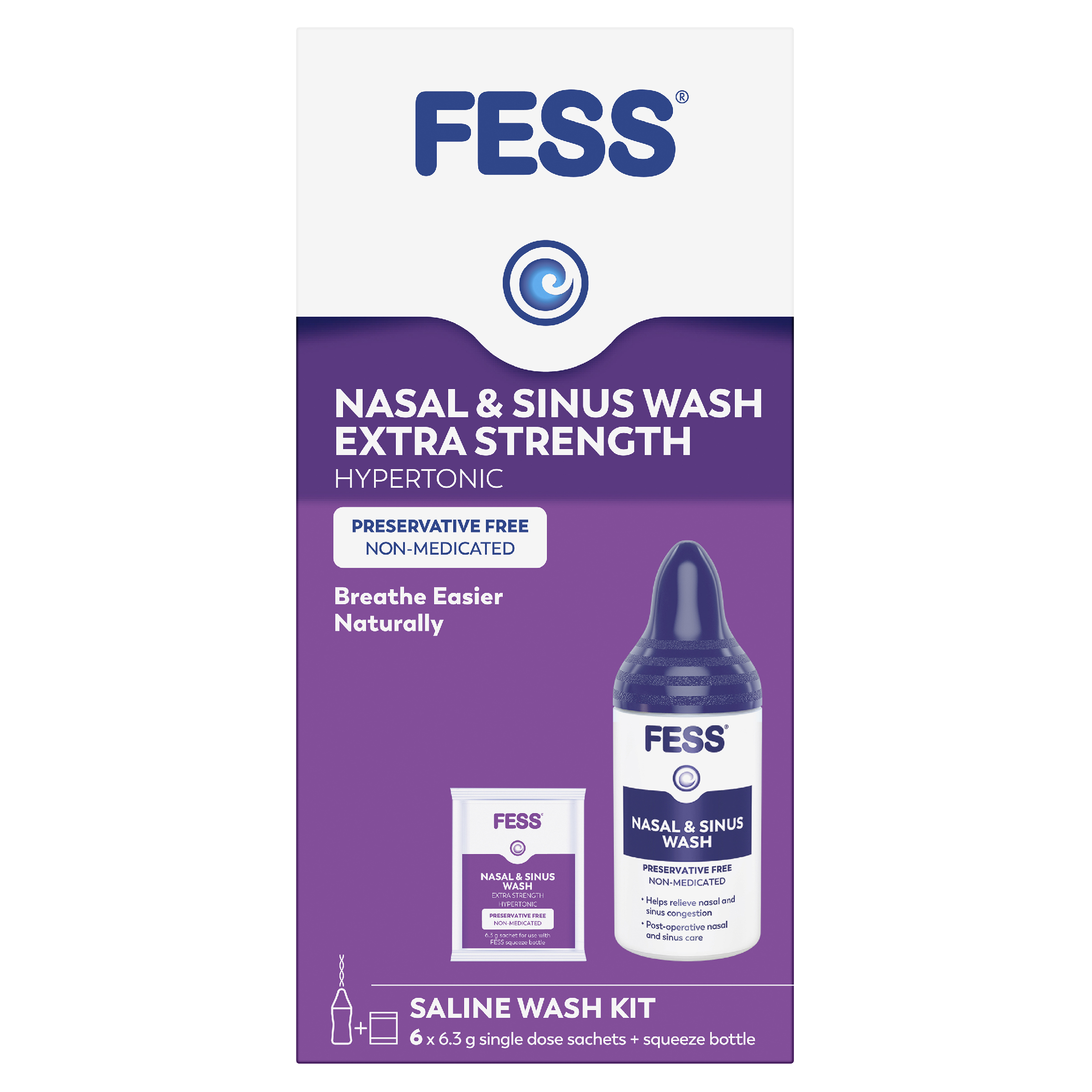 FESS NASAL & SINUS WASH EXTRA STRENGTH STARTER KIT 6 - Image 4