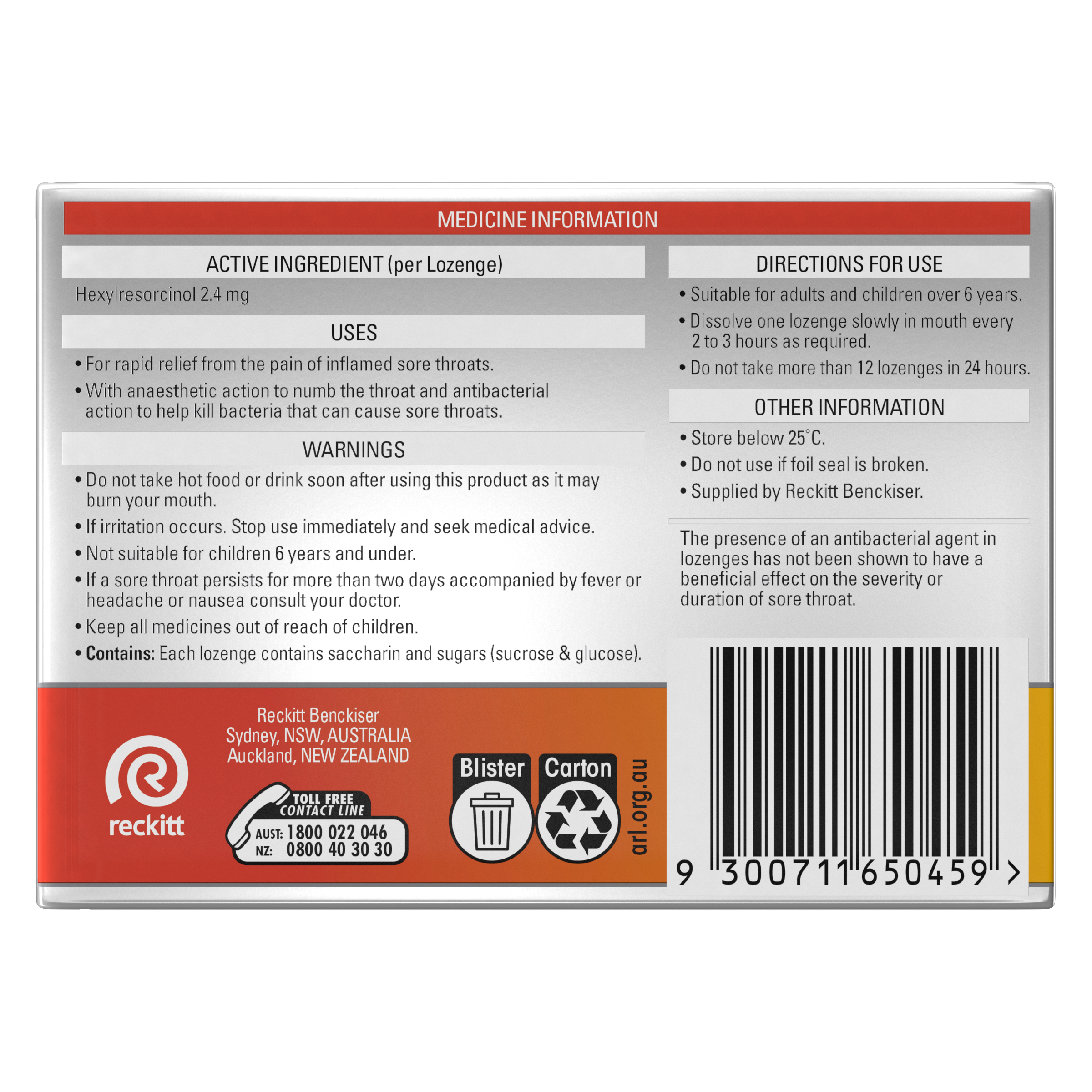 STREPSILS EXTRA HONEY & LEMON 36 LOZENGES - Image 4