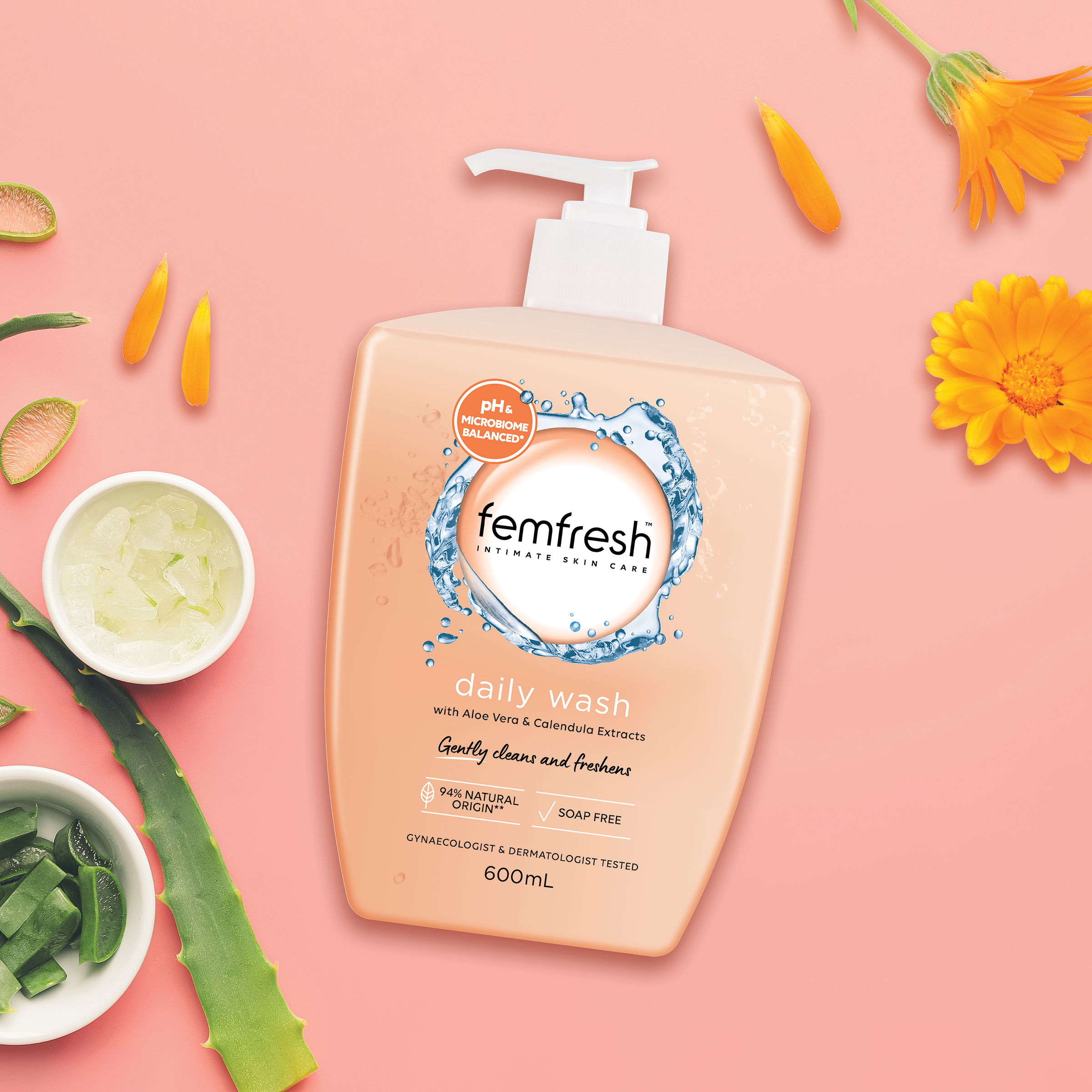 FEMFRESH DAILY WASH 600ML - Image 4