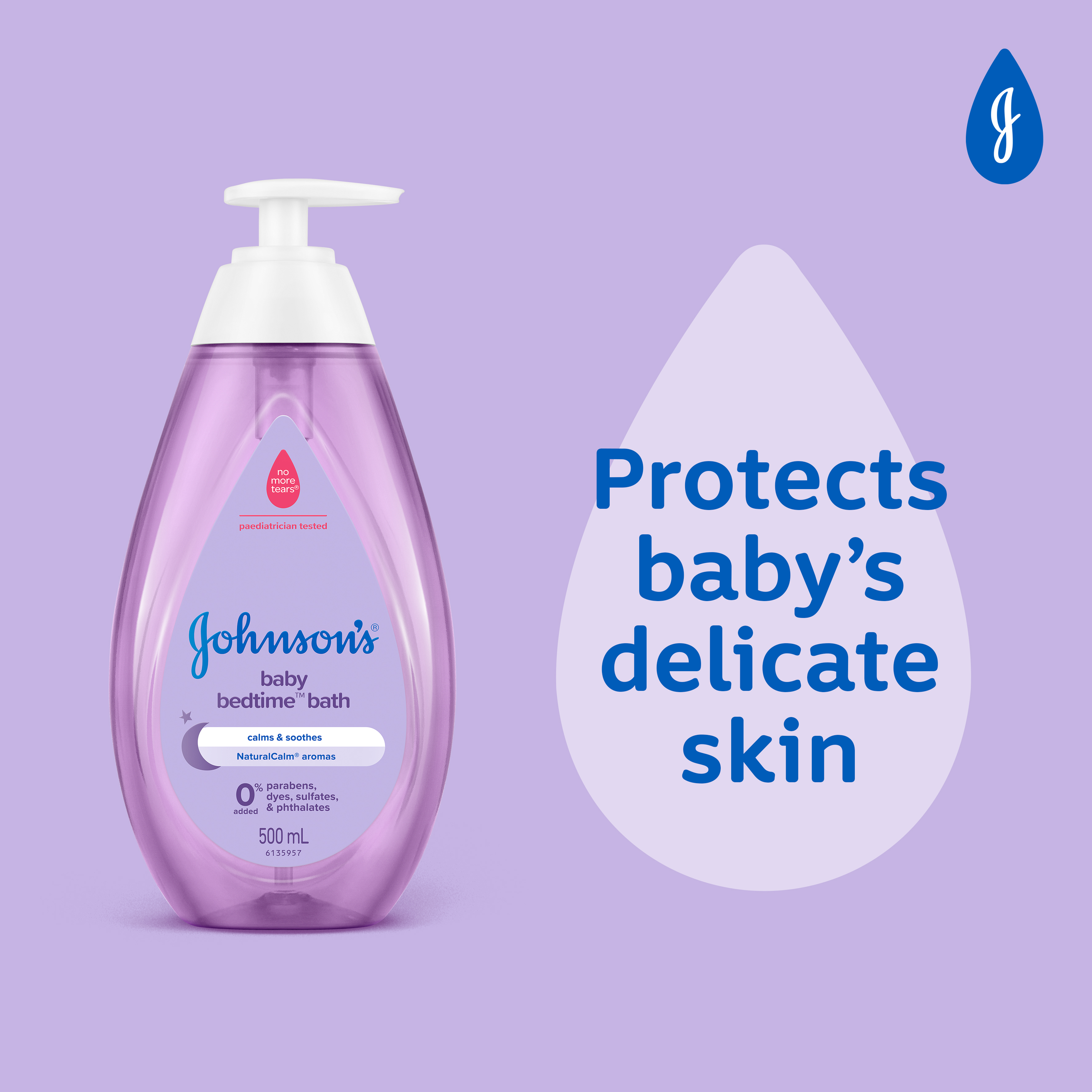J&J BABY BEDTIME BATH 500ML - Image 4