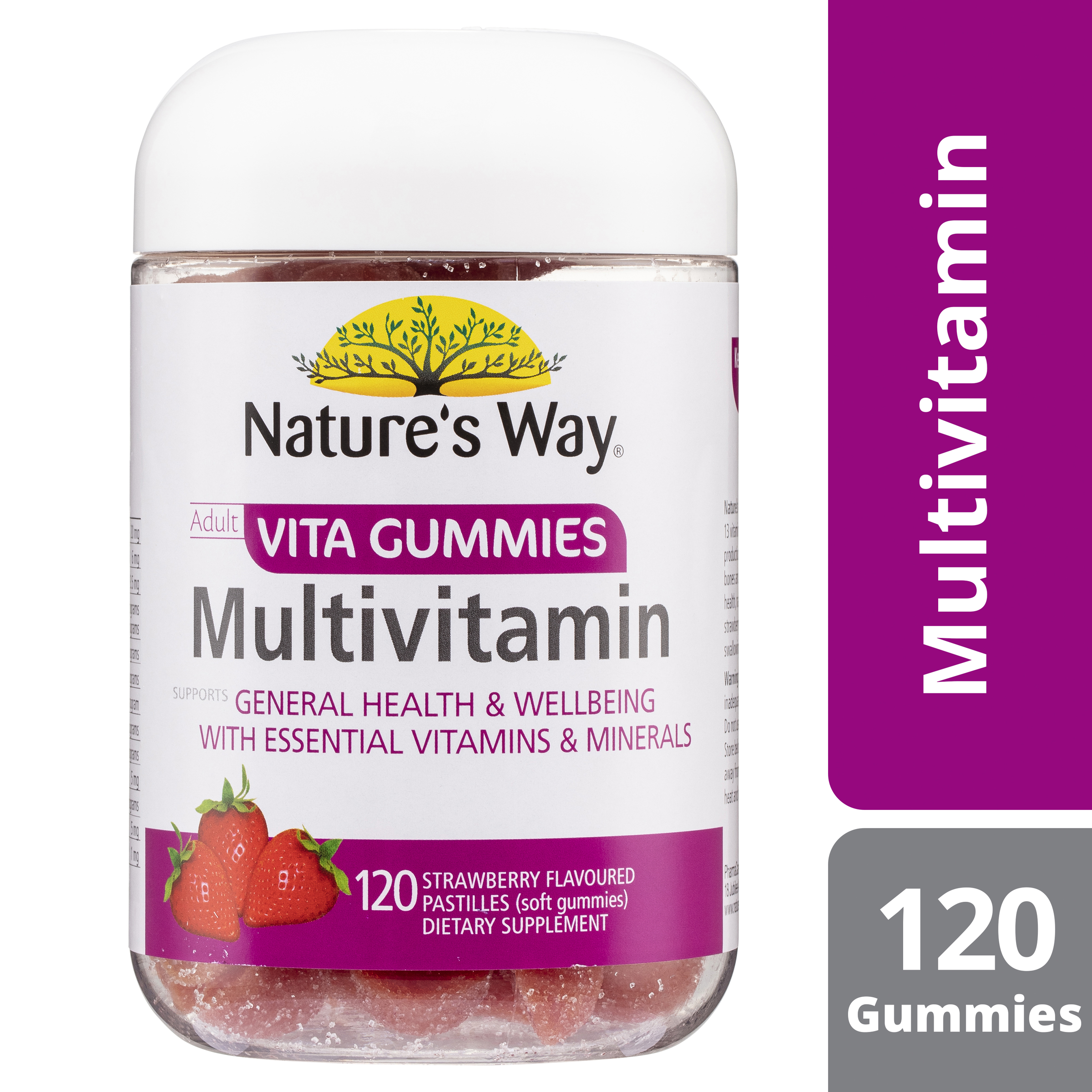 NATURES WAY ADULT VITA GUMMIES MULTIVITAMIN 120 - Image 3