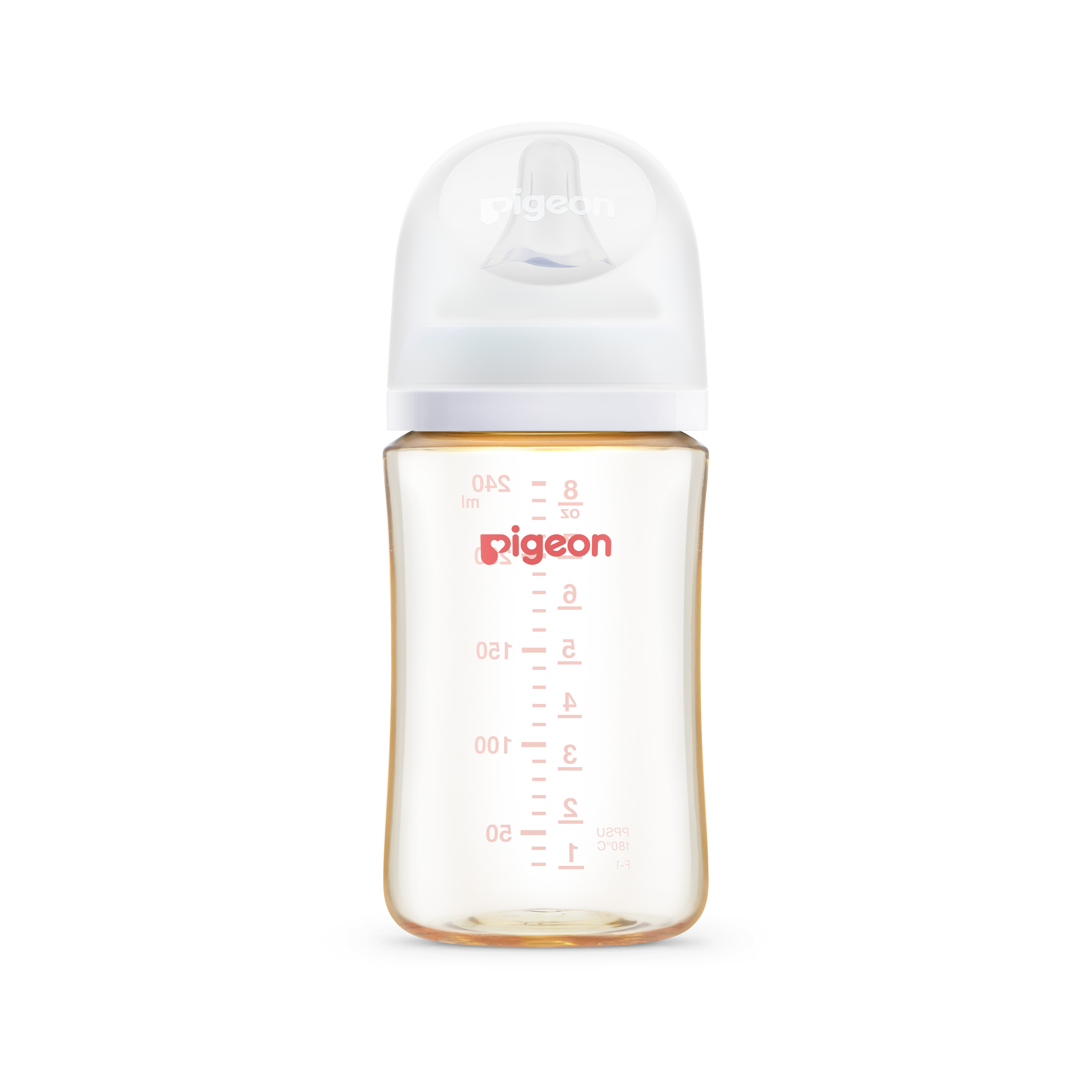 PIGEON BOTTLE SOFT TOUCH III WIDE NECK 3+ MONTHS PPSU 240ML - Image 5