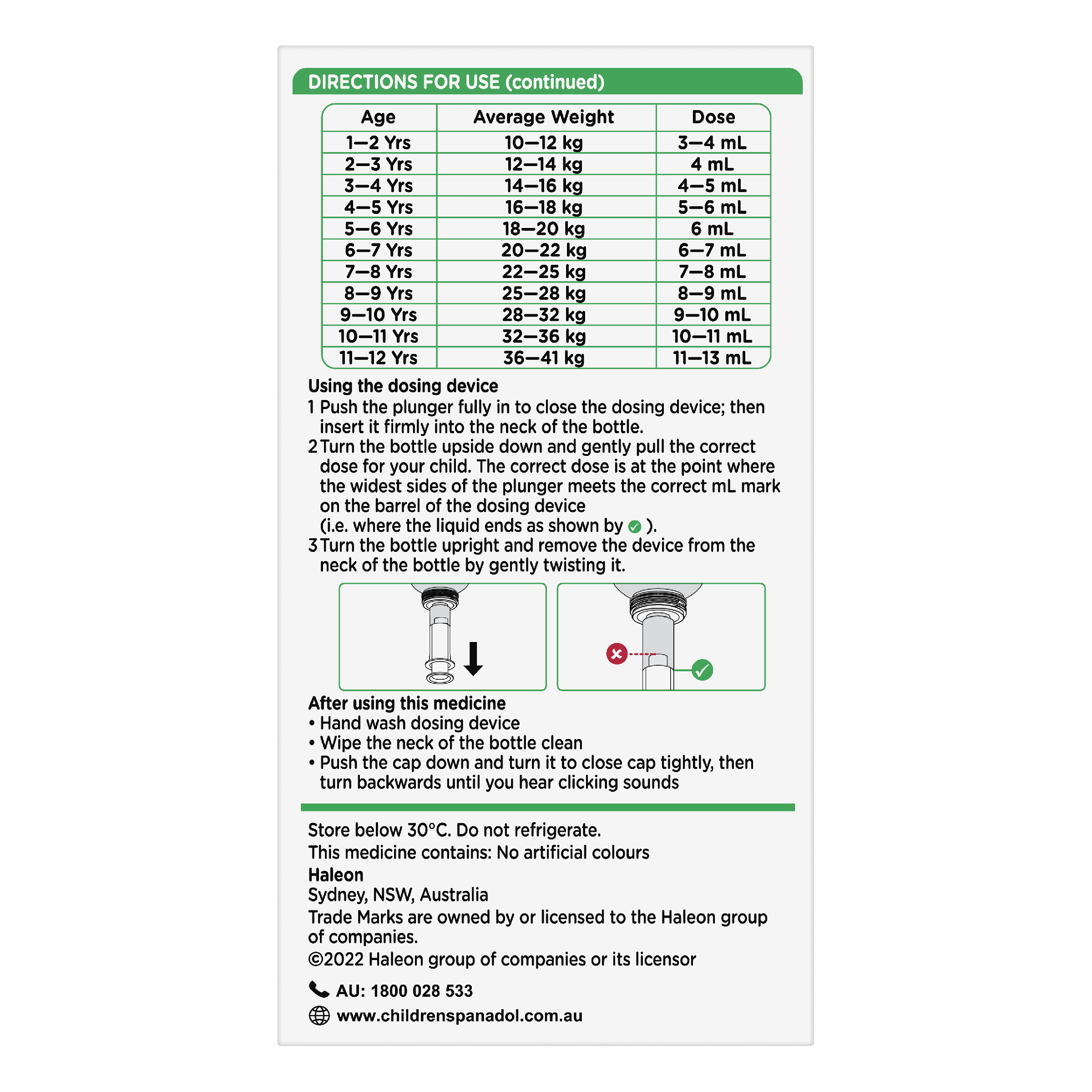 PANADOL CHILDREN 5 YEAR - 12 YEARS STRAWBERRY SUSPENSION 200ML - Image 4