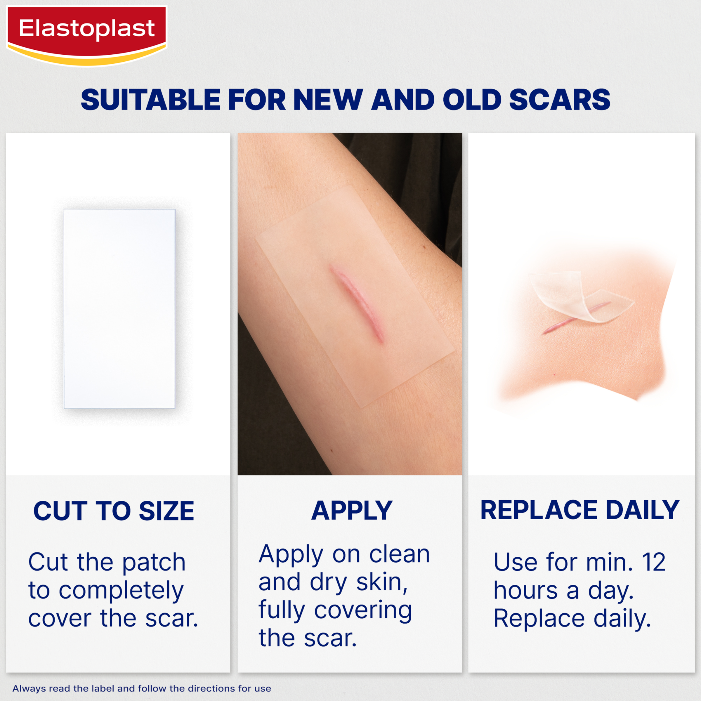 ELASTOPLAST SCAR REDUCER 3.8CM X 6.8CM 21 PATCHES - Image 5
