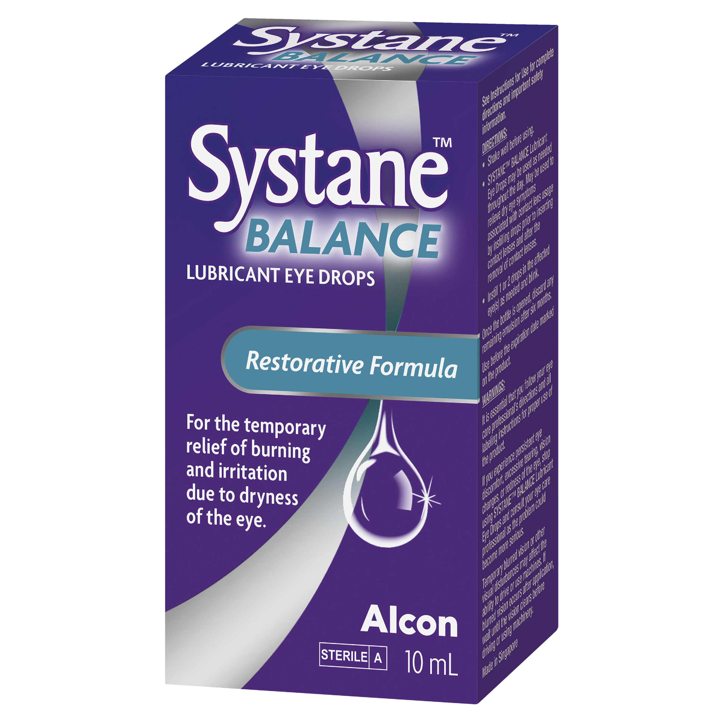 SYSTANE BALANCE LUBRICANT EYE DROPS 10ML - Image 3