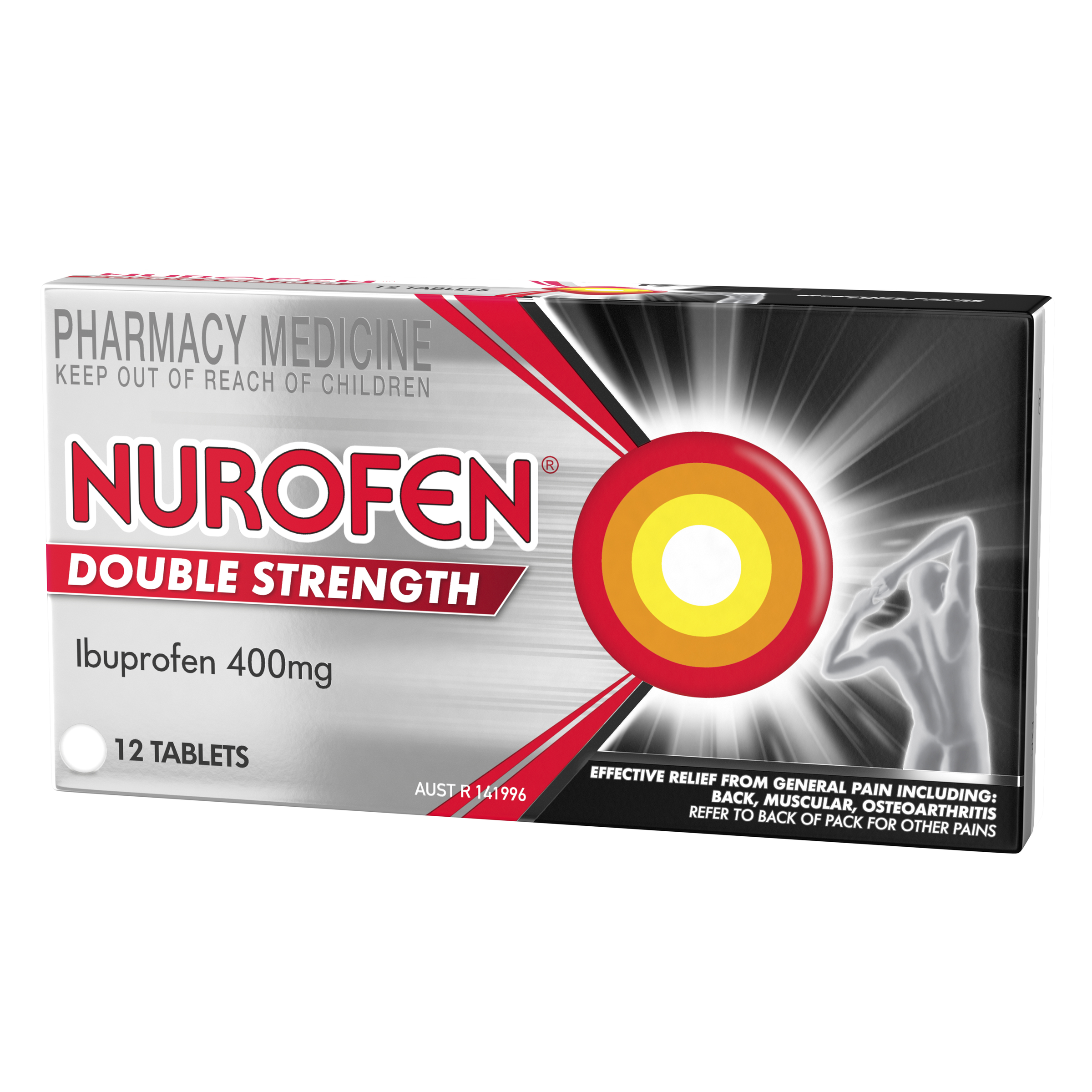NUROFEN DOUBLE STRENGTH 400MG 12 TABLETS - Image 6