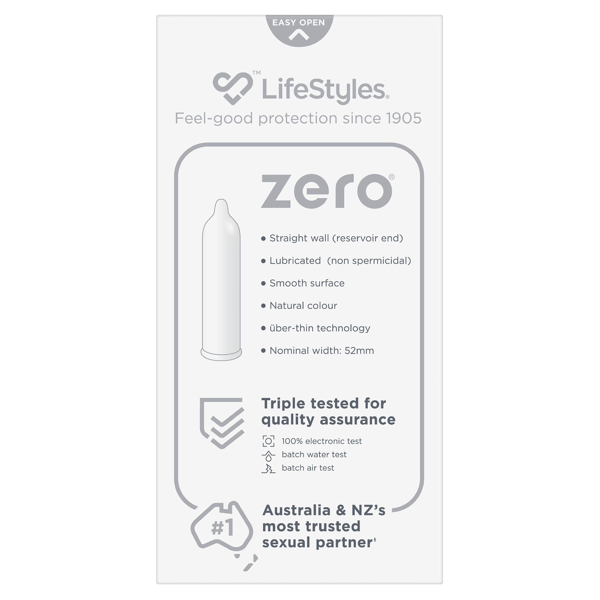 LIFESTYLES ZERO CONDOMS UBER THIN 10 PACK - Image 4