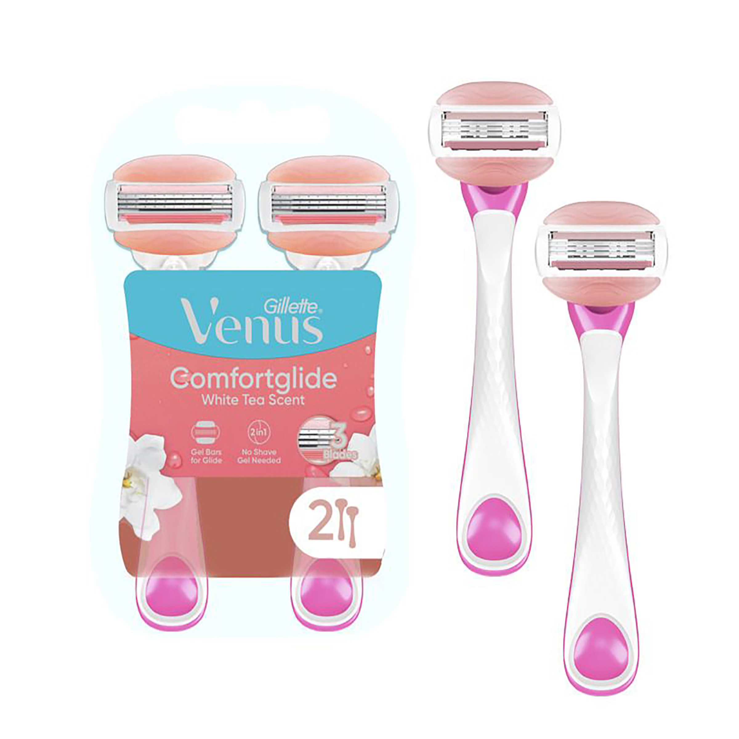 GILLETTE VENUS COMFORTGLIDE DISPOSABLE RAZOR 2 PACK - Image 8