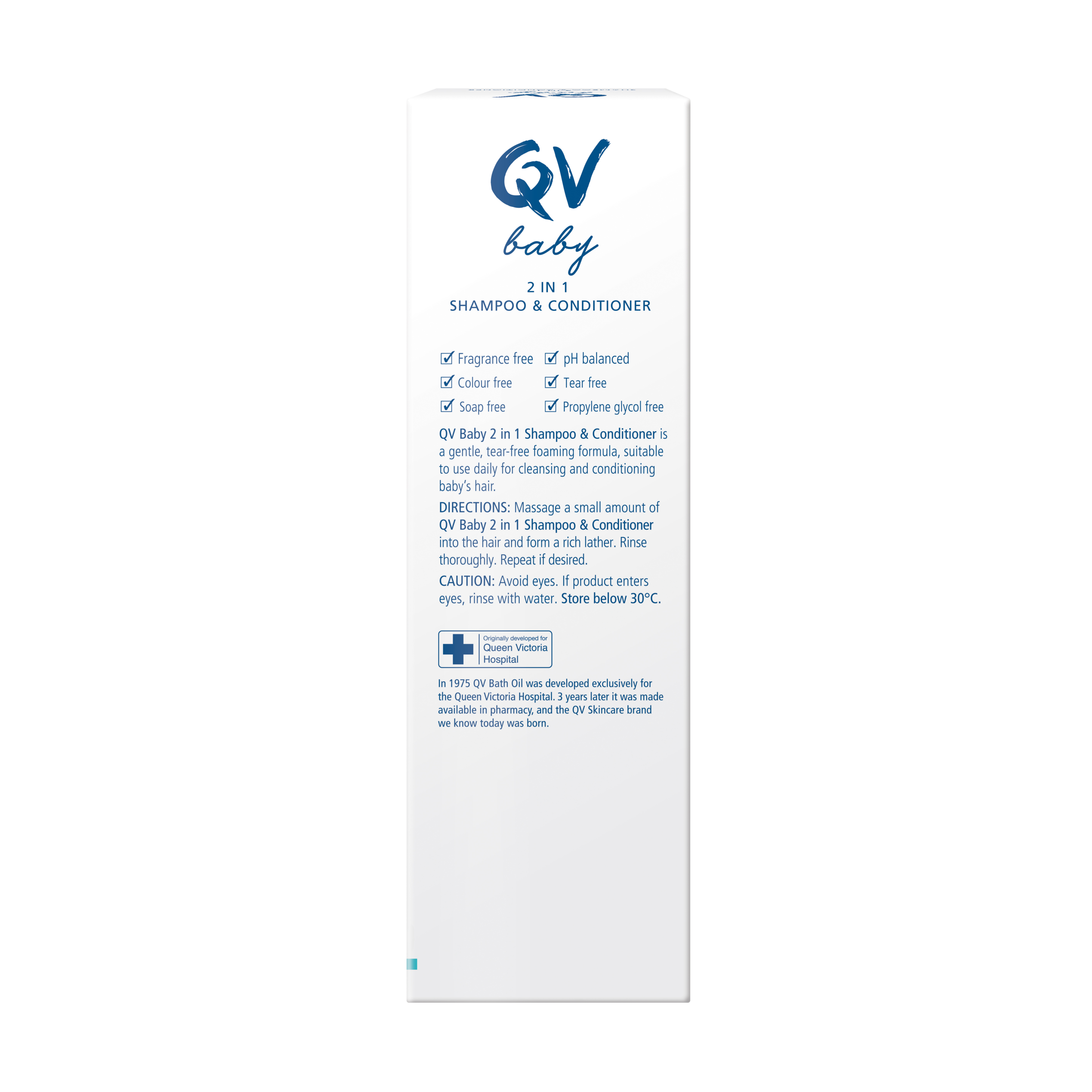 EGO QV BABY 2 IN 1 SHAMPOO & CONDITIONER 200ML - Image 2