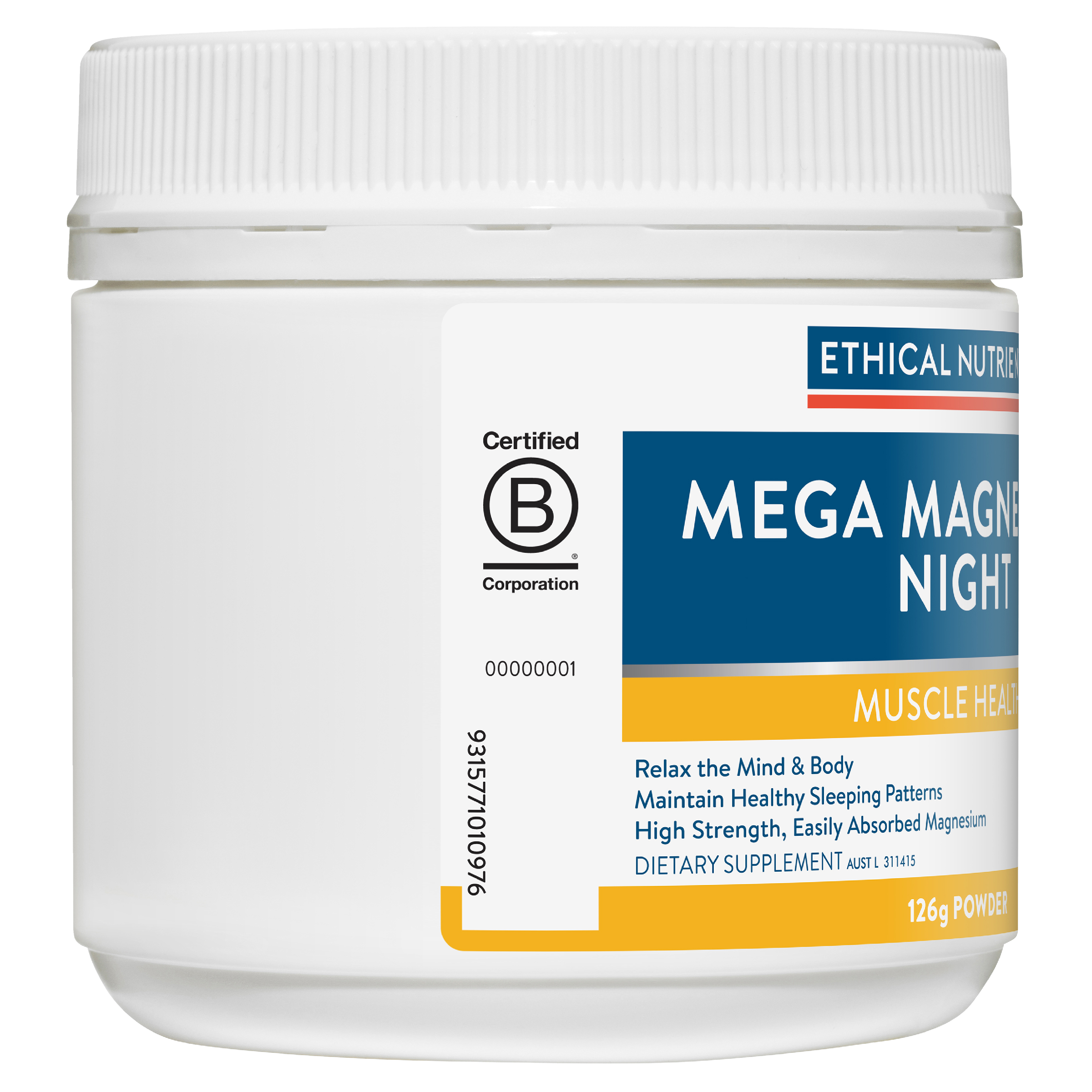 ETHICAL NUTRIENTS MEGA MAGNESIUM NIGHT POWDER 272G - Image 4