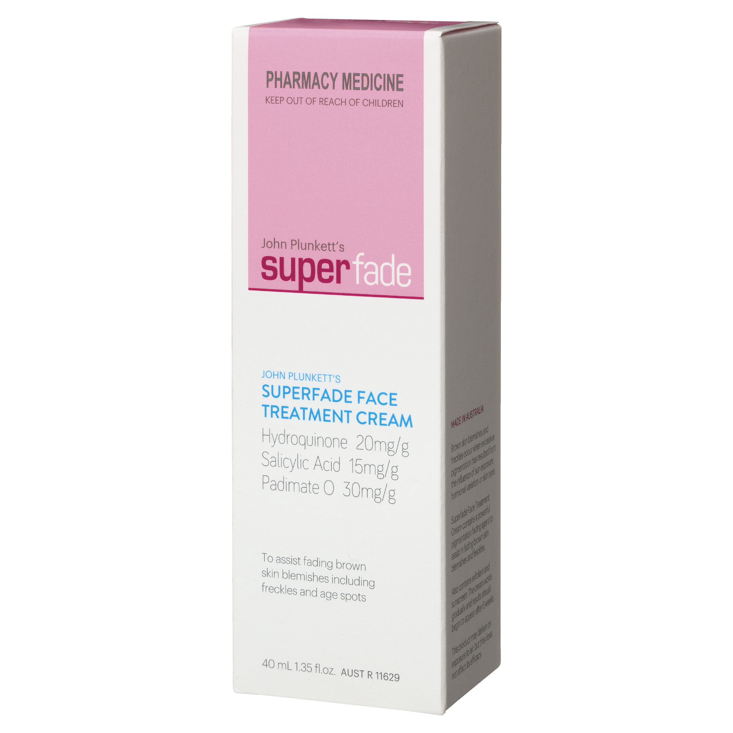 PLUNKETTS SUPERFADE FACE TREATMENT CREAM 40ML - Image 6