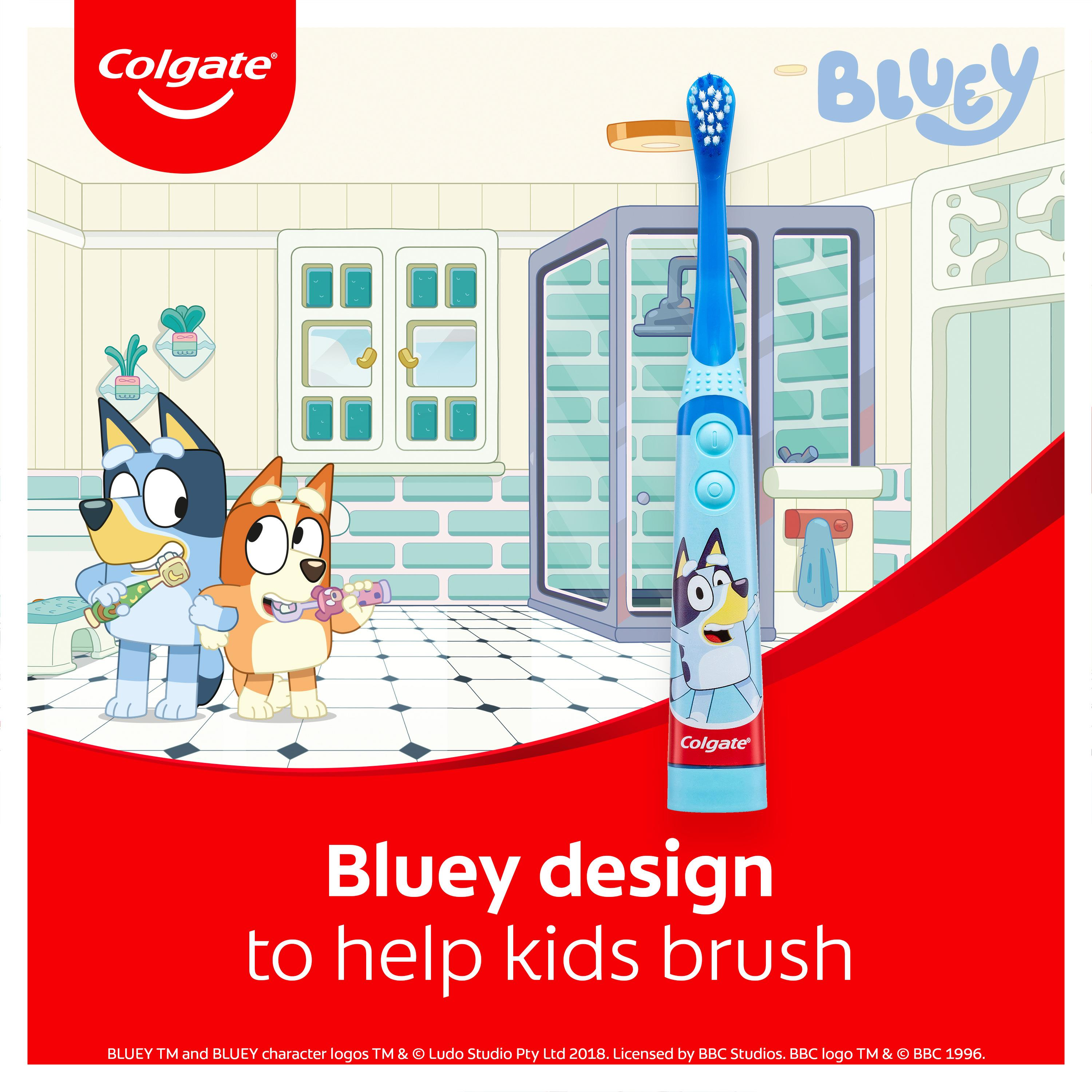 COLGATE TOOTHBRUSH KIDS POWER SONIC BLUEY EXTRA SOFT 1 PACK - Image 5