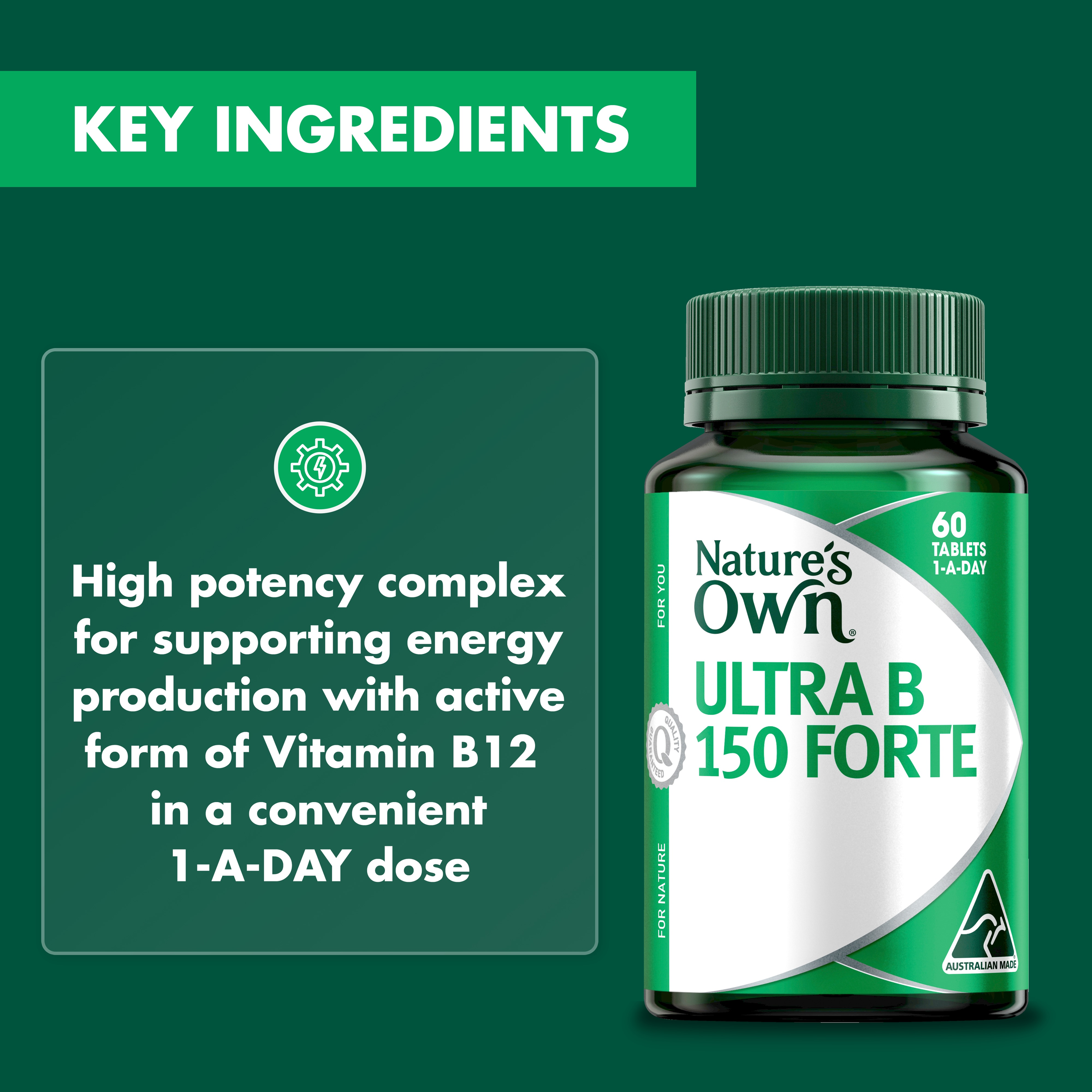 NATURES OWN ULTRA B FORTE 60 TABLETS - Image 5