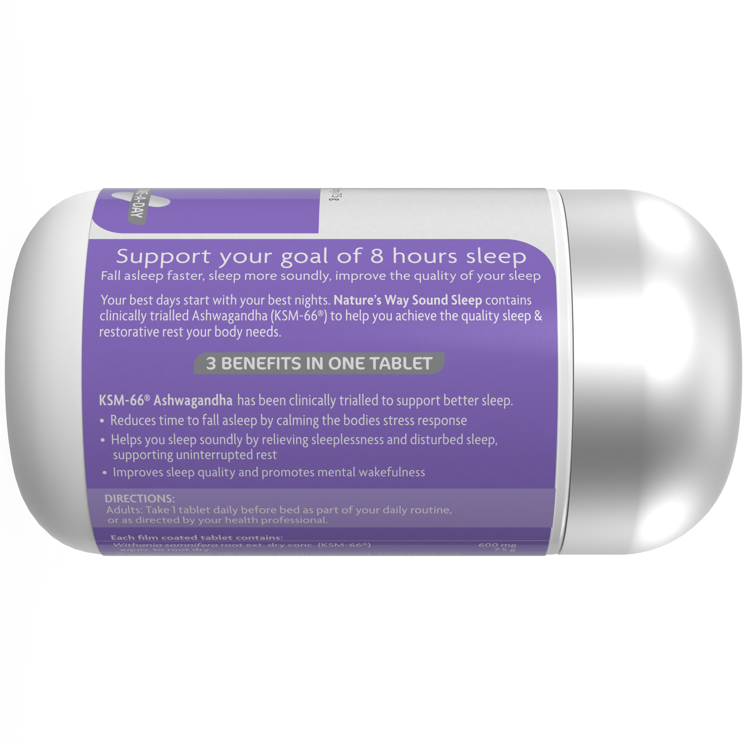 NATURES WAY SOUND SLEEP 30 TABLETS - Image 3