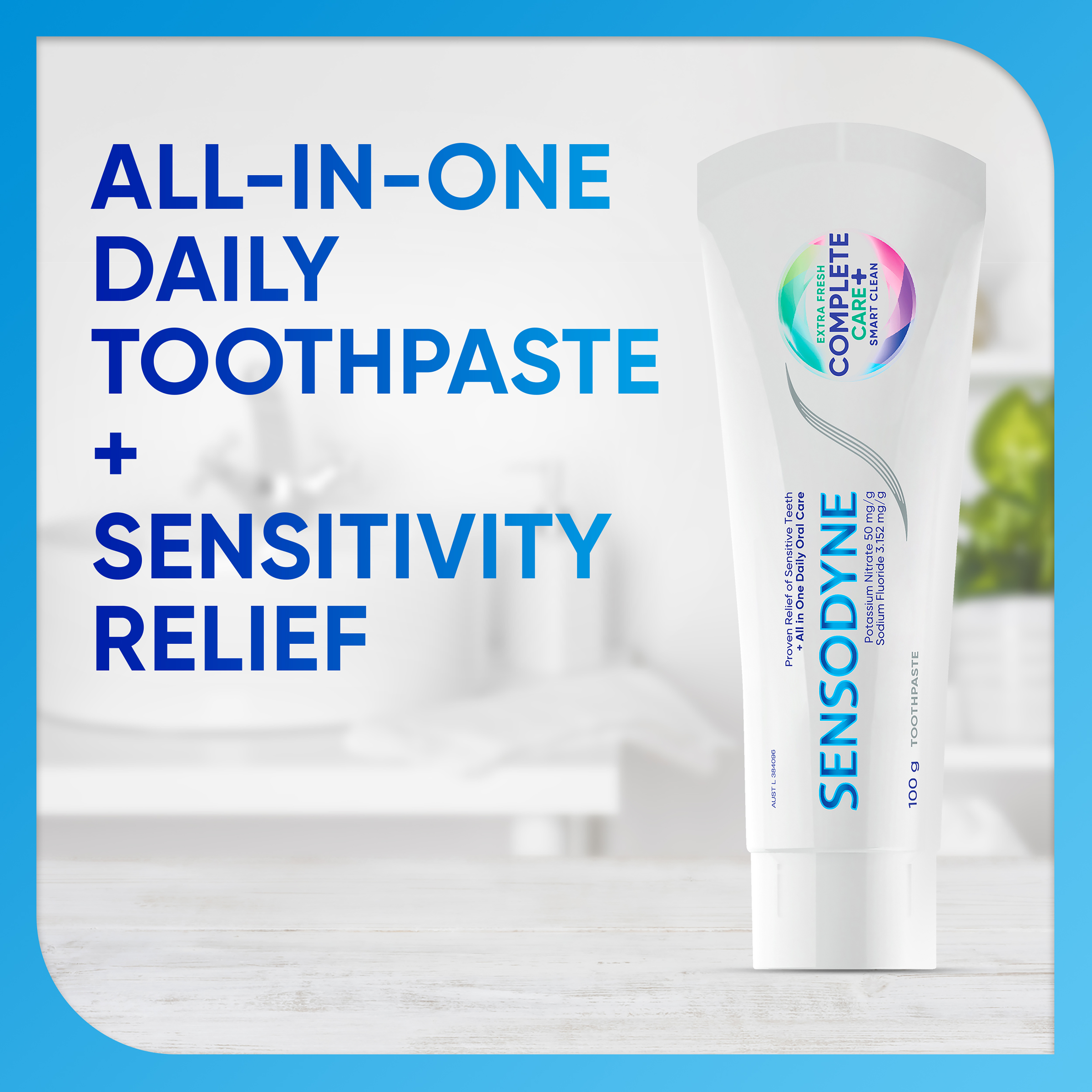 SENSODYNE COMPLETE CARE TOOTHPASTE EXTRA FRESH 100G - Image 9