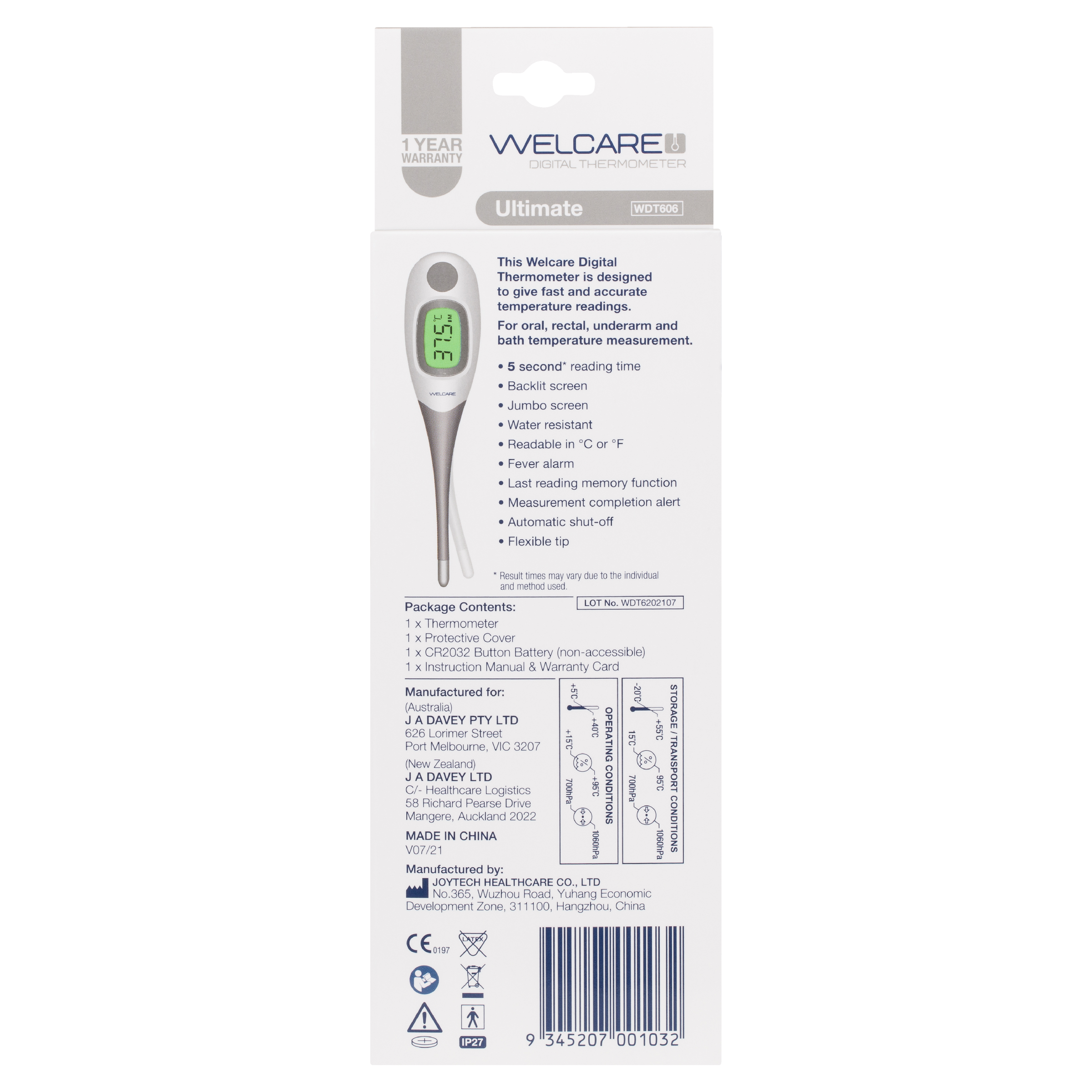 WELCARE DIGITAL STICK THERMOMETER ULTIMATE - Image 4